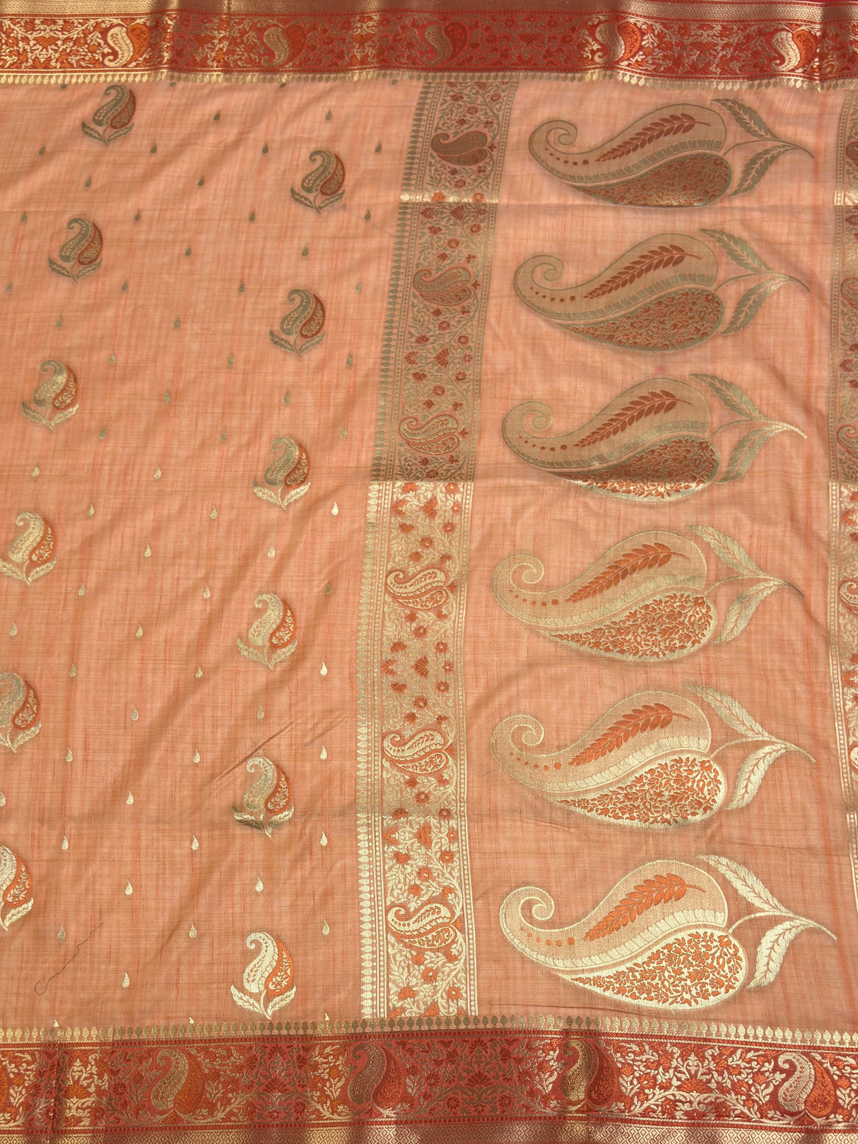 MIMOSA Saree Saree — pallu and zari work detail