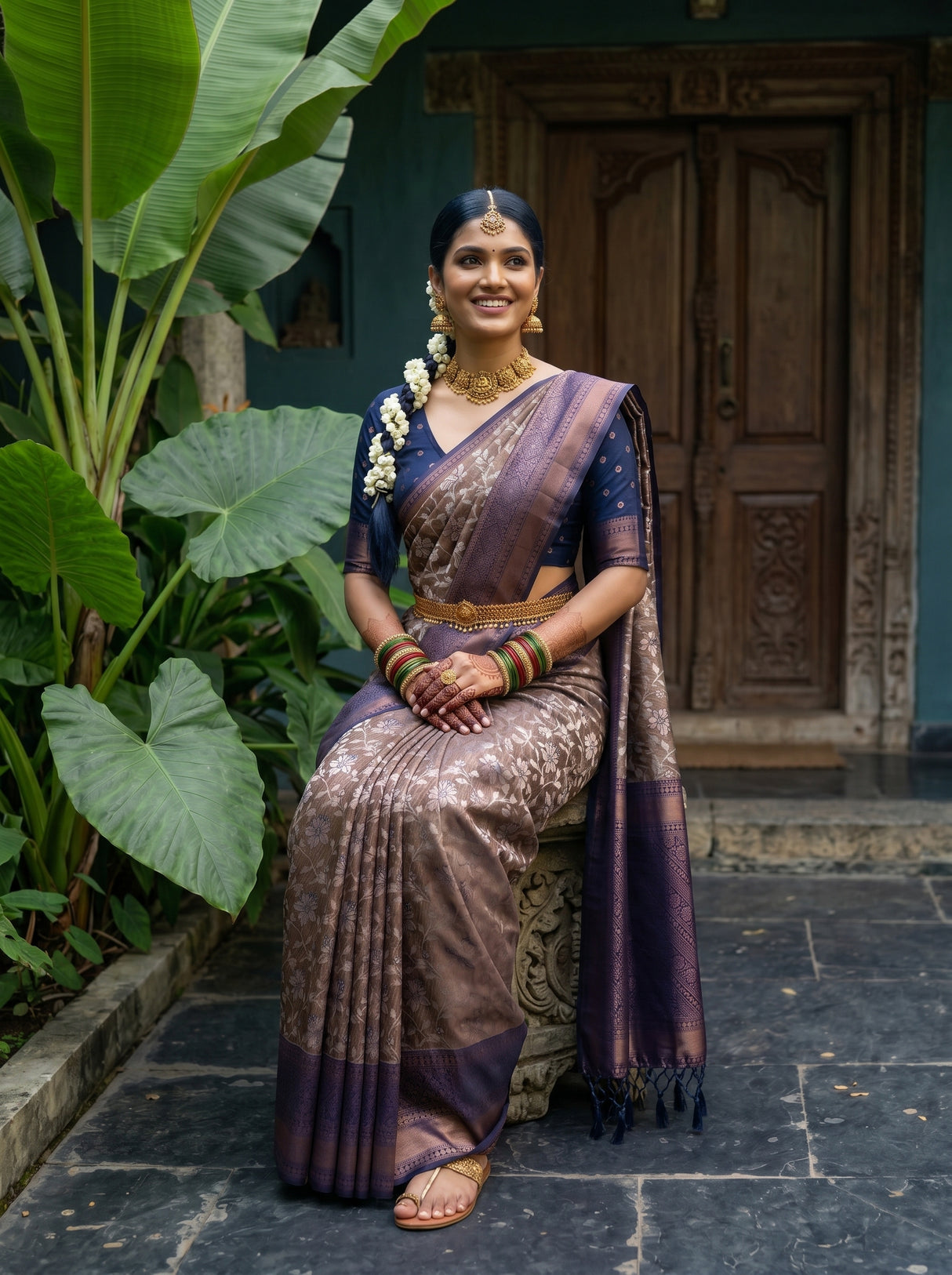 MIMOSA Saree Saree — pose 8 styling detail