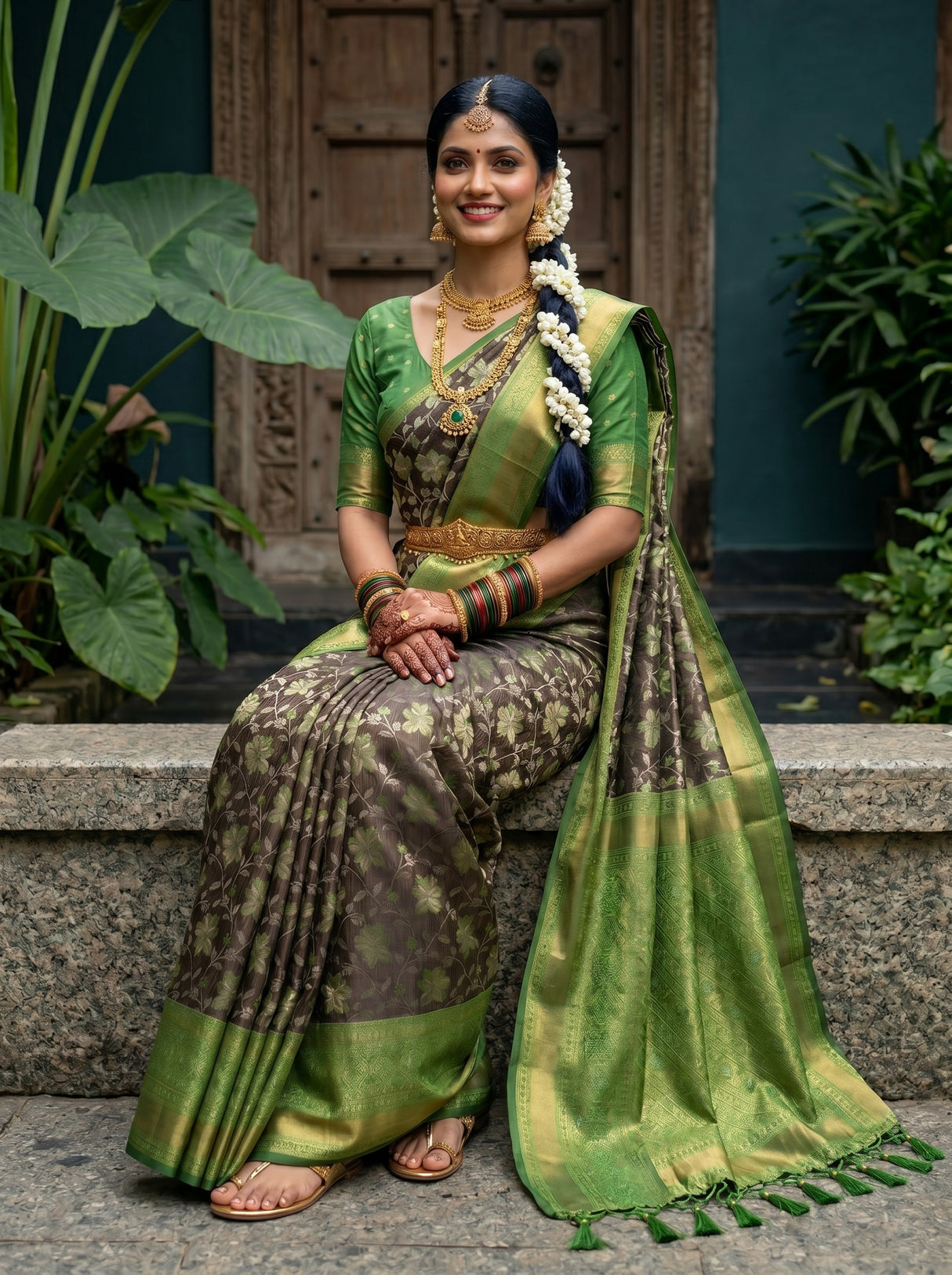 MIMOSA Saree Saree — pose 8 styling detail