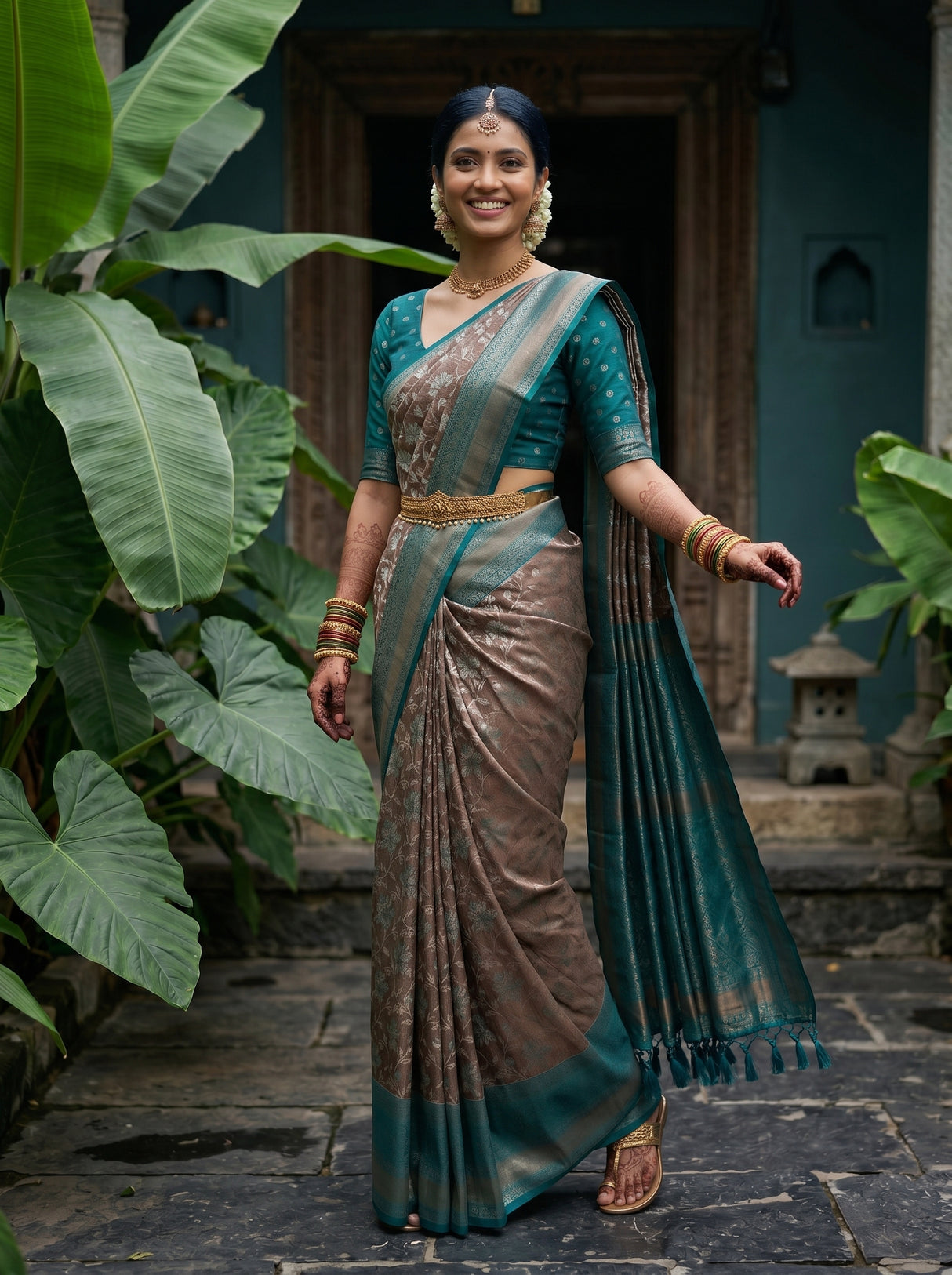 MIMOSA Saree Saree — pose 9 styling detail