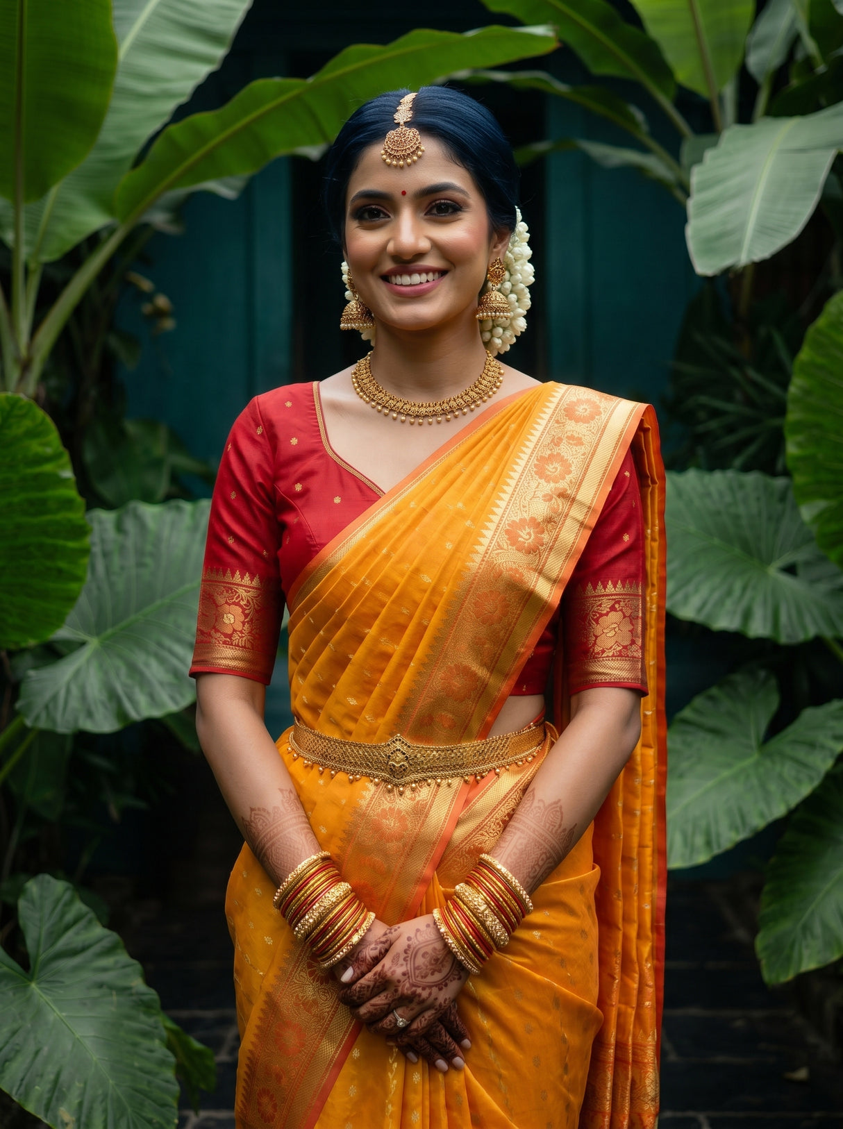 MIMOSA Saree Saree — pose 10 styling detail