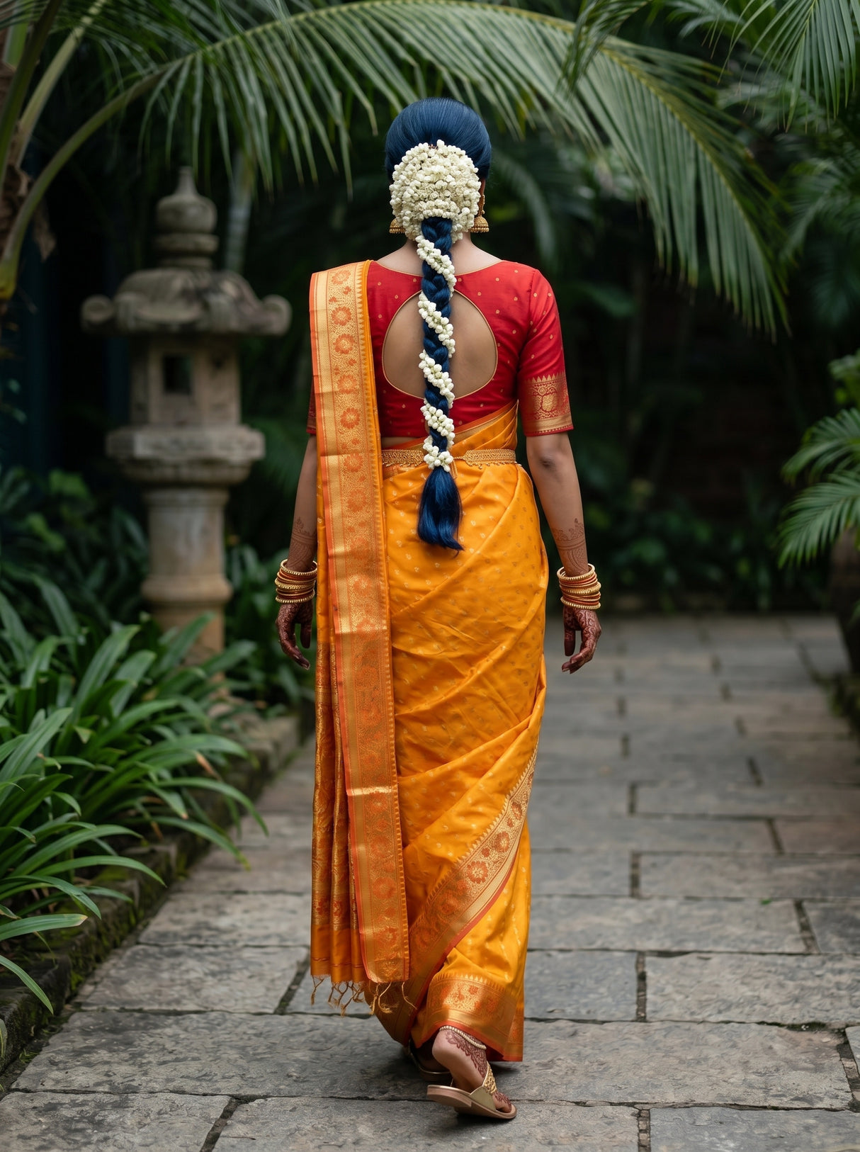MIMOSA Saree Saree — pose 2 styling detail