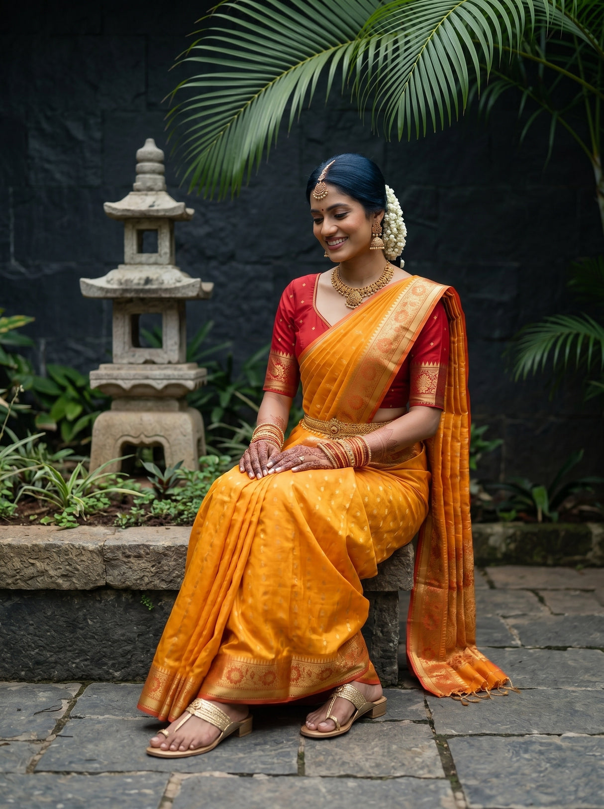 MIMOSA Saree Saree — pose 8 styling detail