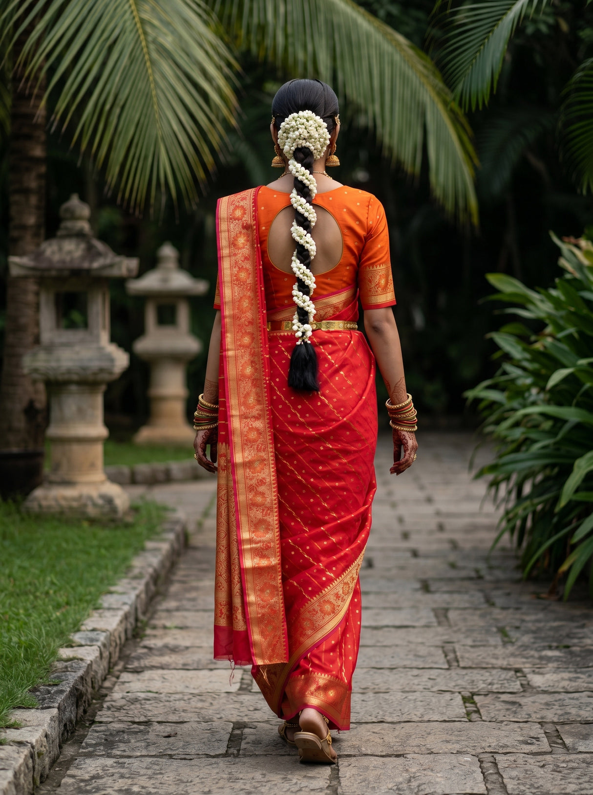 MIMOSA Saree Saree — pose 2 styling detail