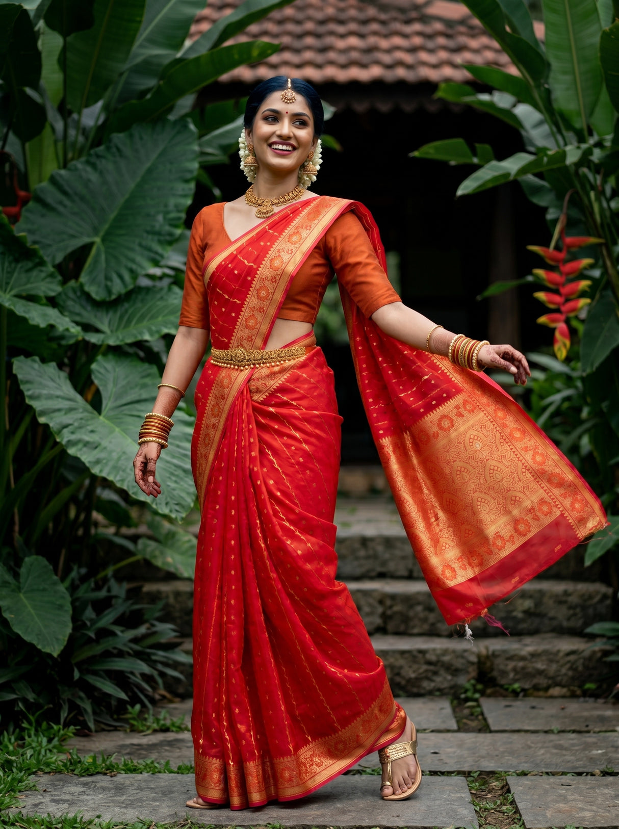 MIMOSA Saree Saree — pose 9 styling detail