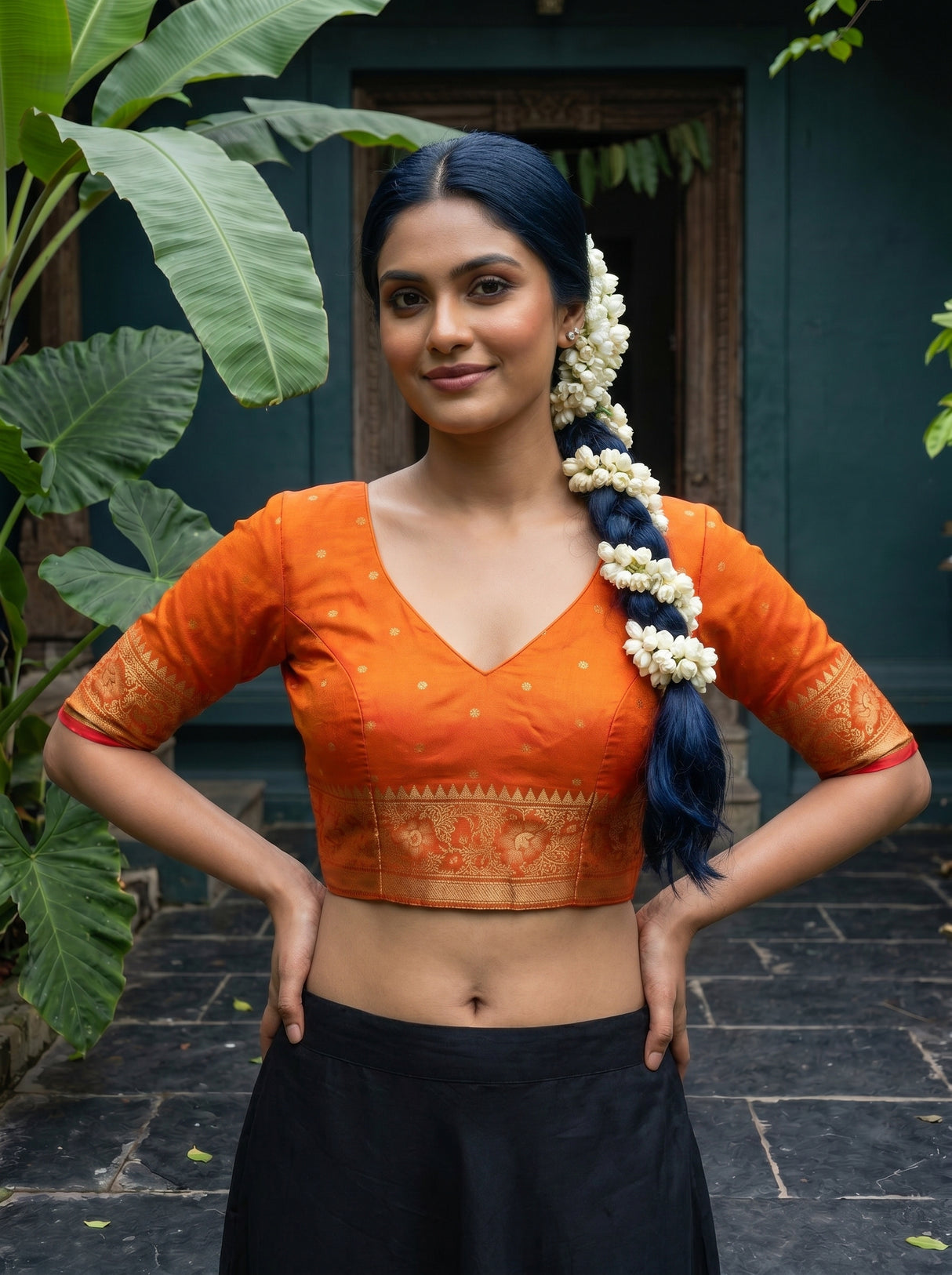 MIMOSA Saree Saree — blouse close-up