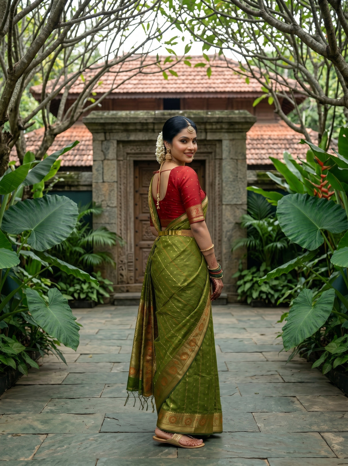 MIMOSA Saree Saree — pose 7 styling detail