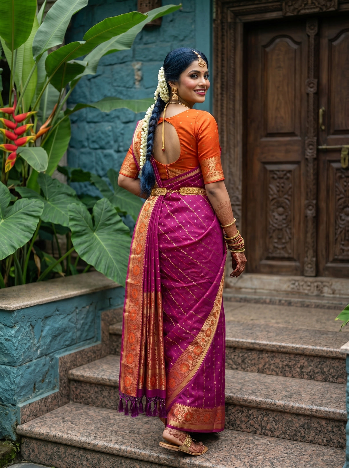 MIMOSA Saree Saree — pose 7 styling detail