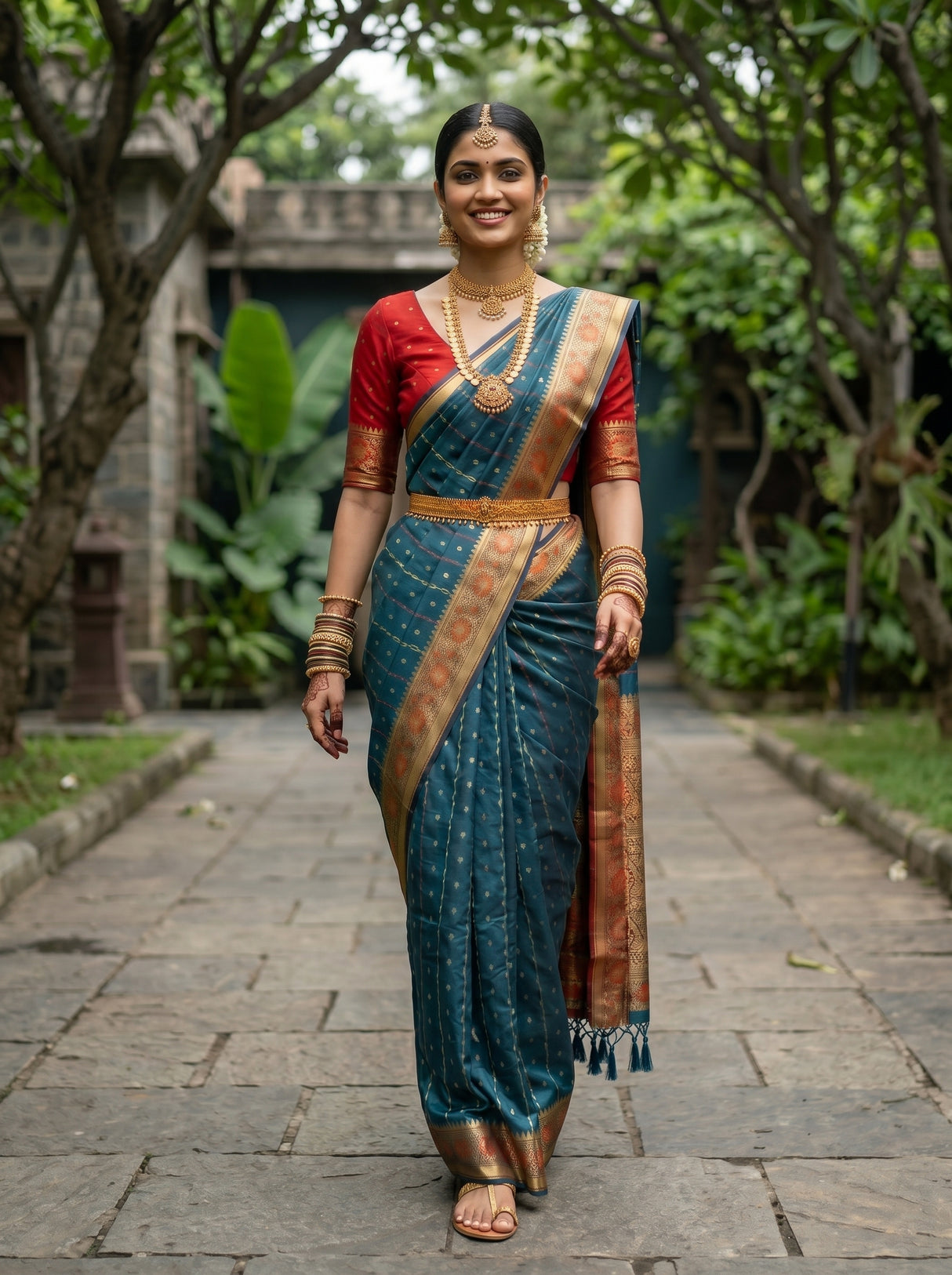 MIMOSA Saree Saree — pose 6 styling detail