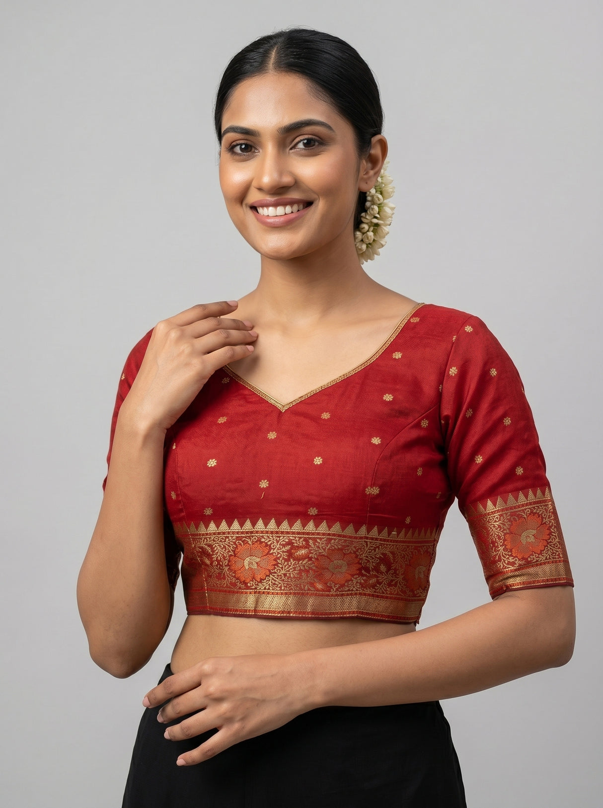MIMOSA Saree Saree — blouse close-up