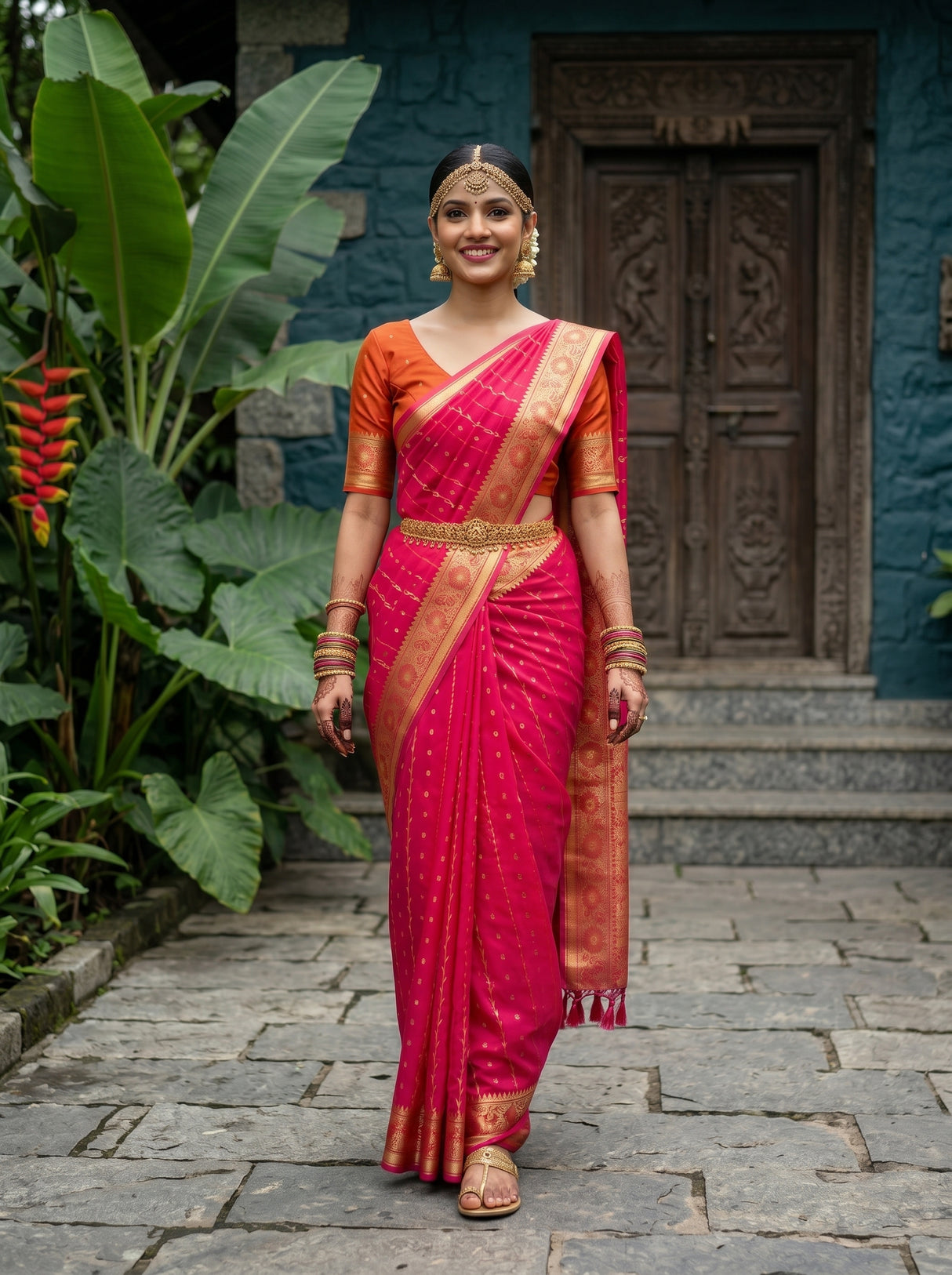 MIMOSA Saree Saree — pose 6 styling detail