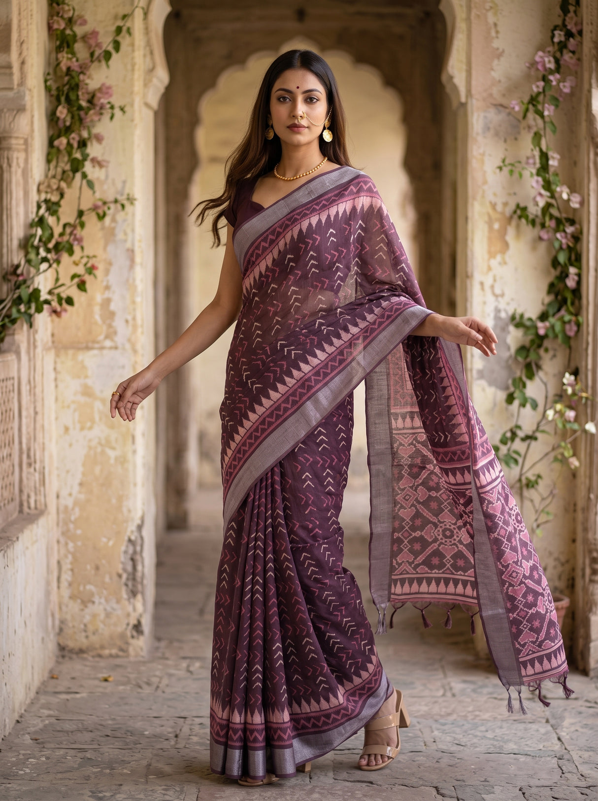 MIMOSA Saree Saree — pose 9 styling detail