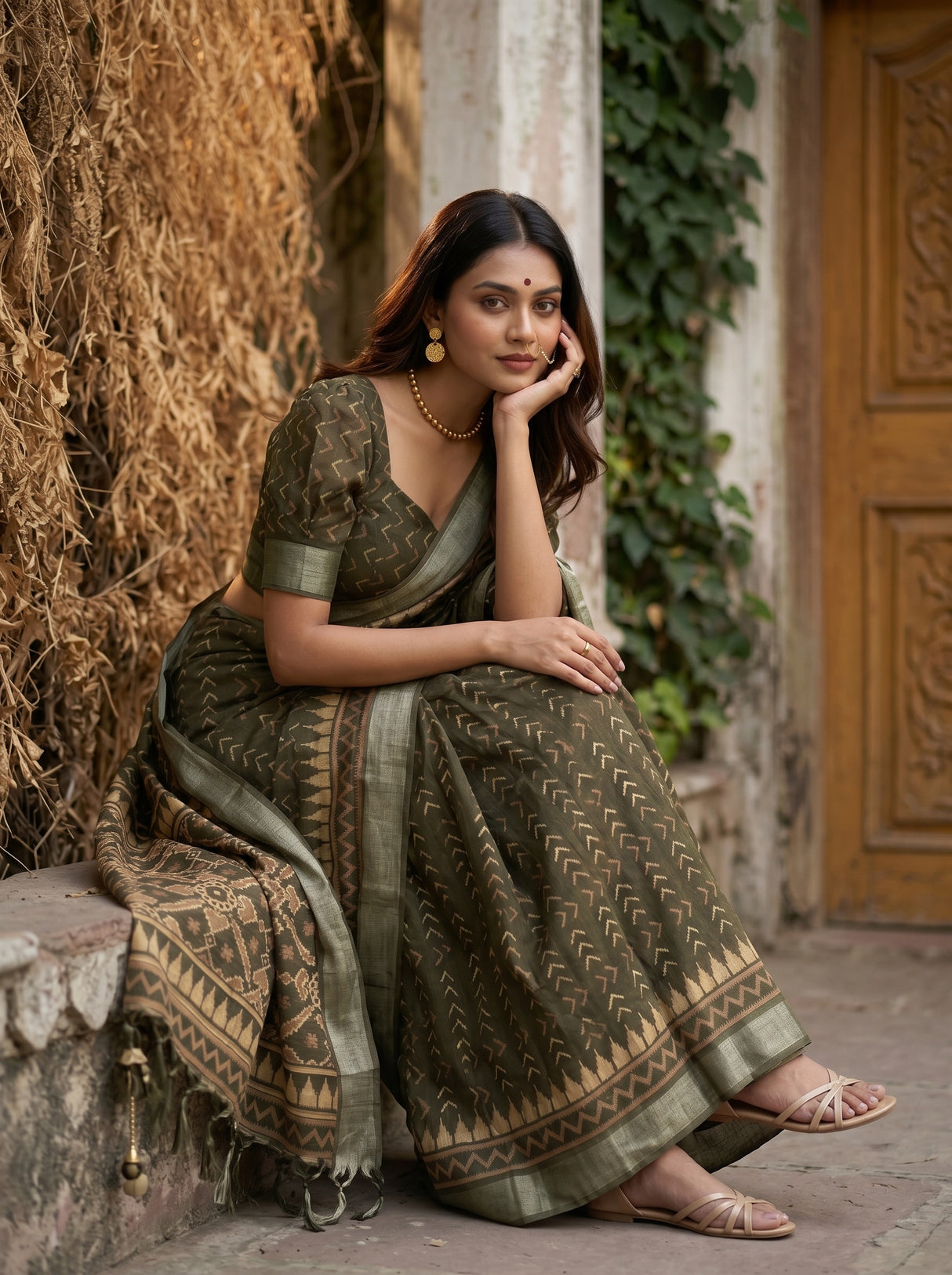 MIMOSA Saree Saree — pose 8 styling detail
