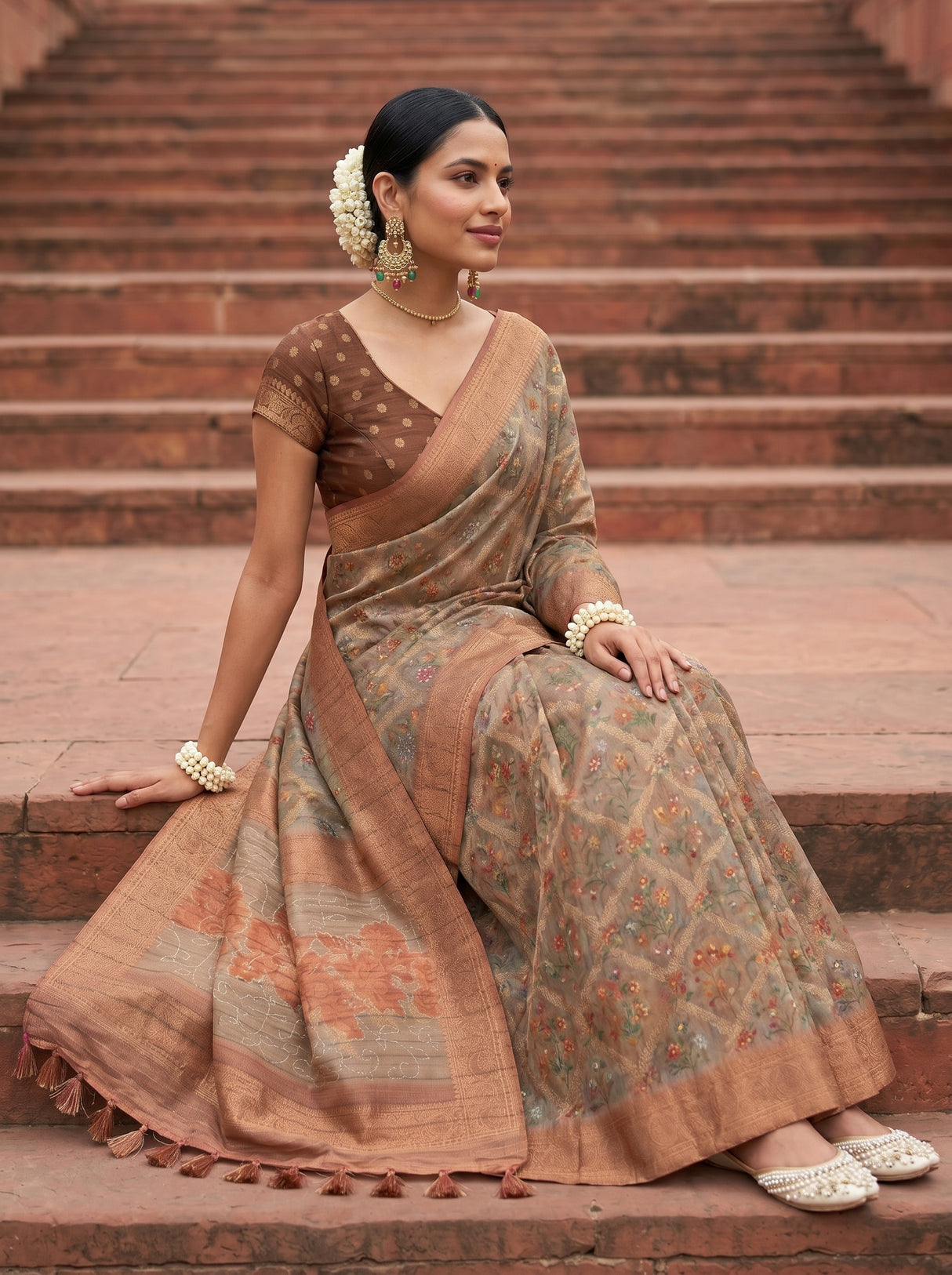 MIMOSA Saree Saree — pose 8 styling detail