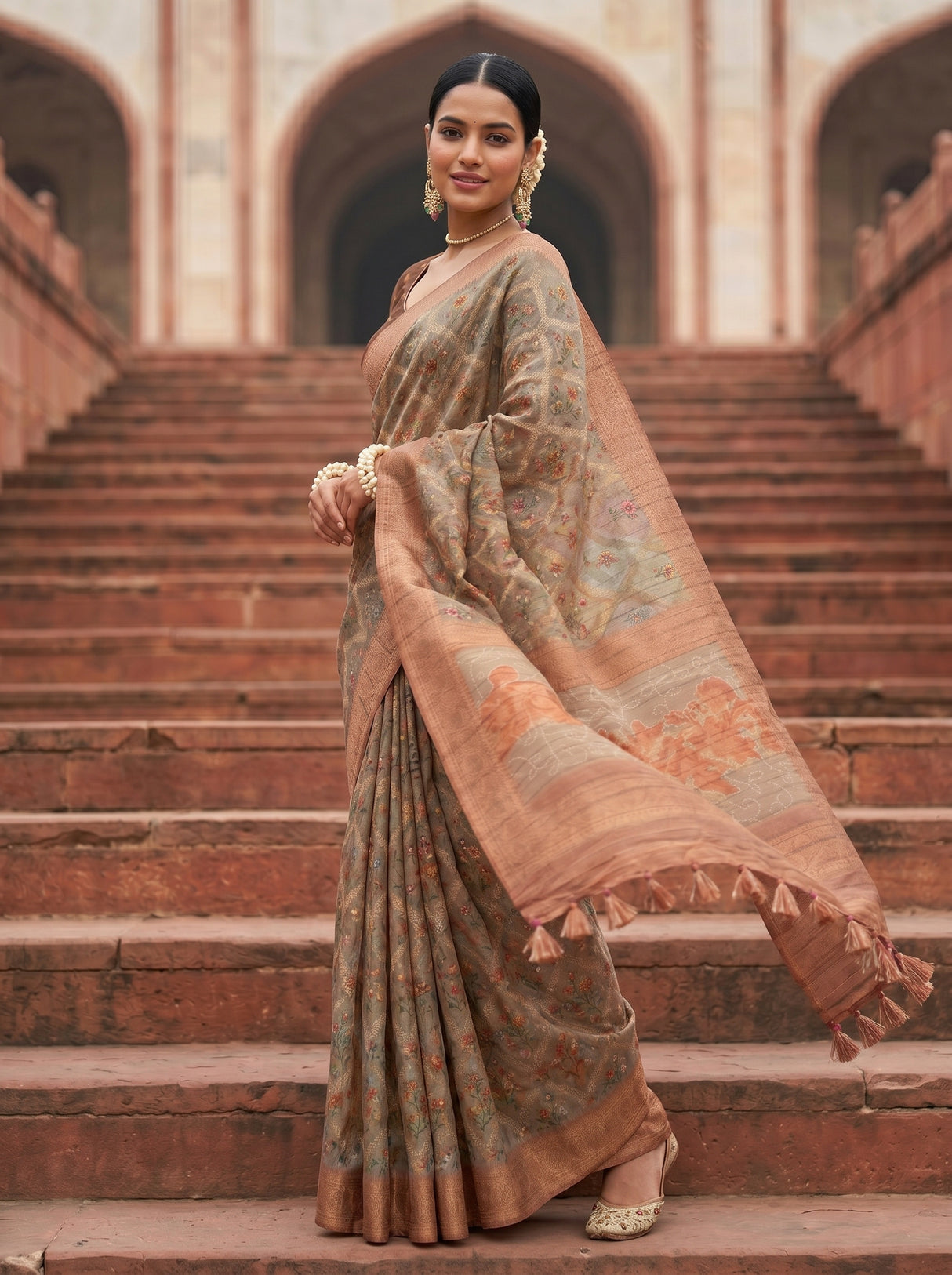 MIMOSA Saree Saree — pose 9 styling detail