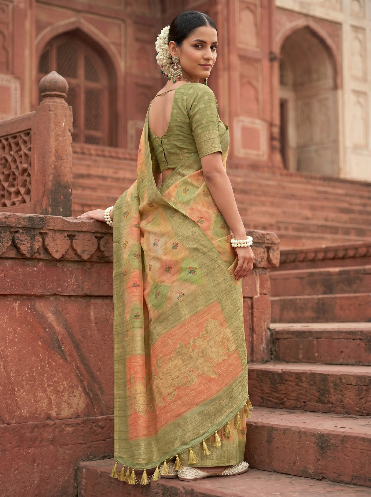 MIMOSA Saree Saree — pose 7 styling detail