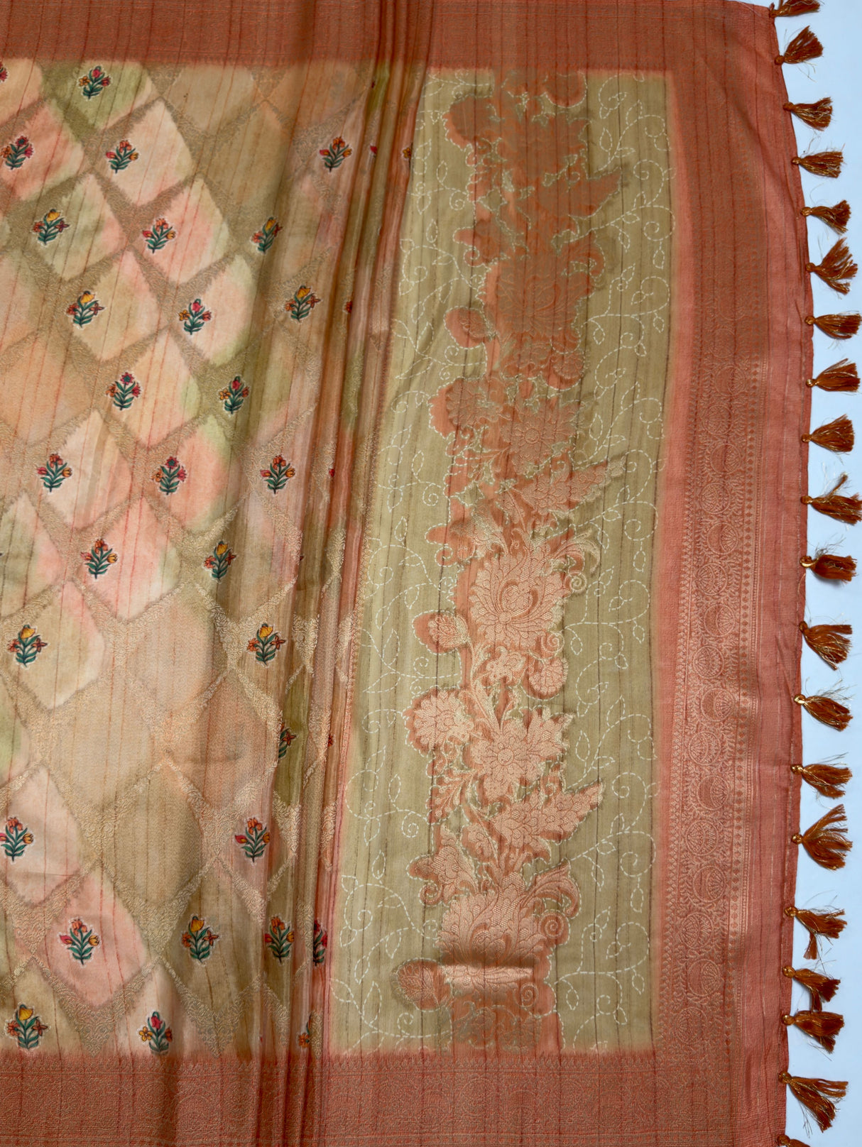 MIMOSA Saree Saree — pallu and zari work detail