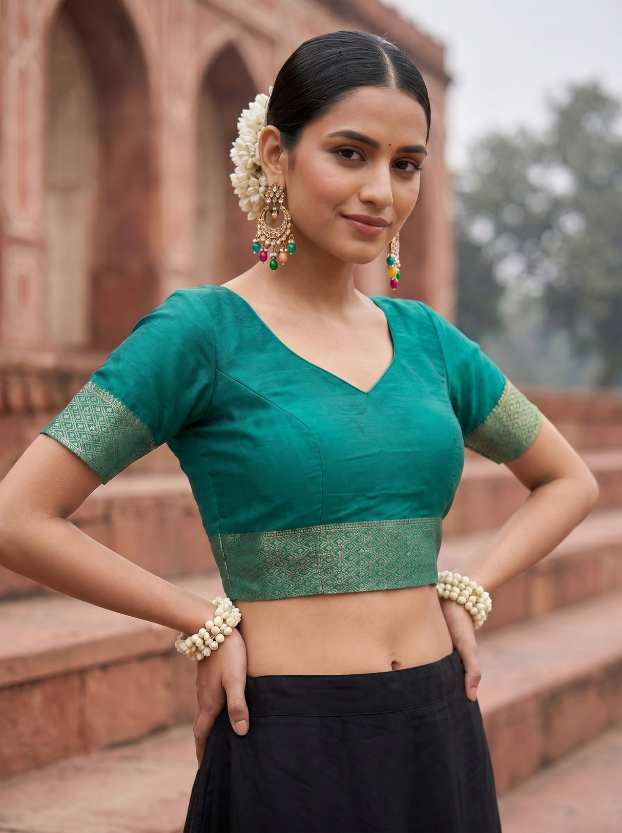 MIMOSA Saree Saree — blouse close-up