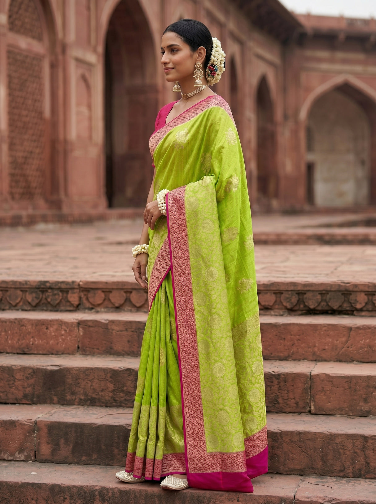 MIMOSA Saree Saree — pose 3 styling detail