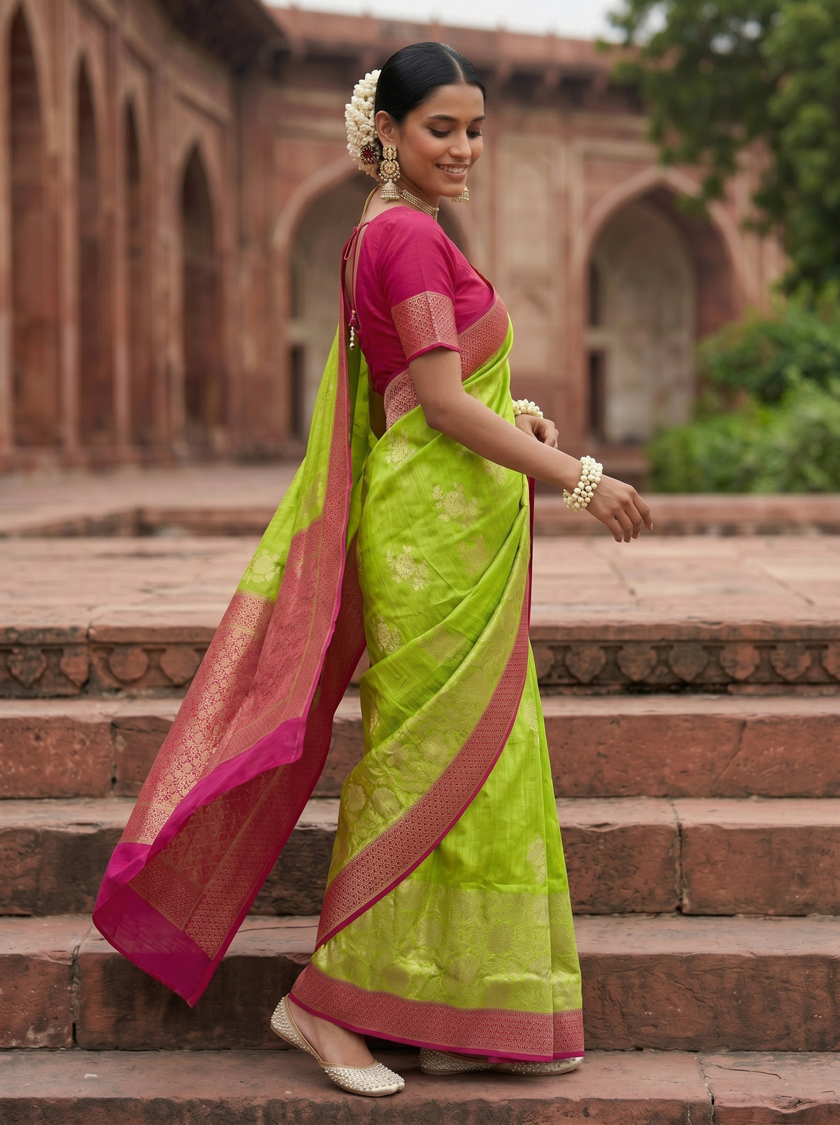 MIMOSA Saree Saree — pose 9 styling detail