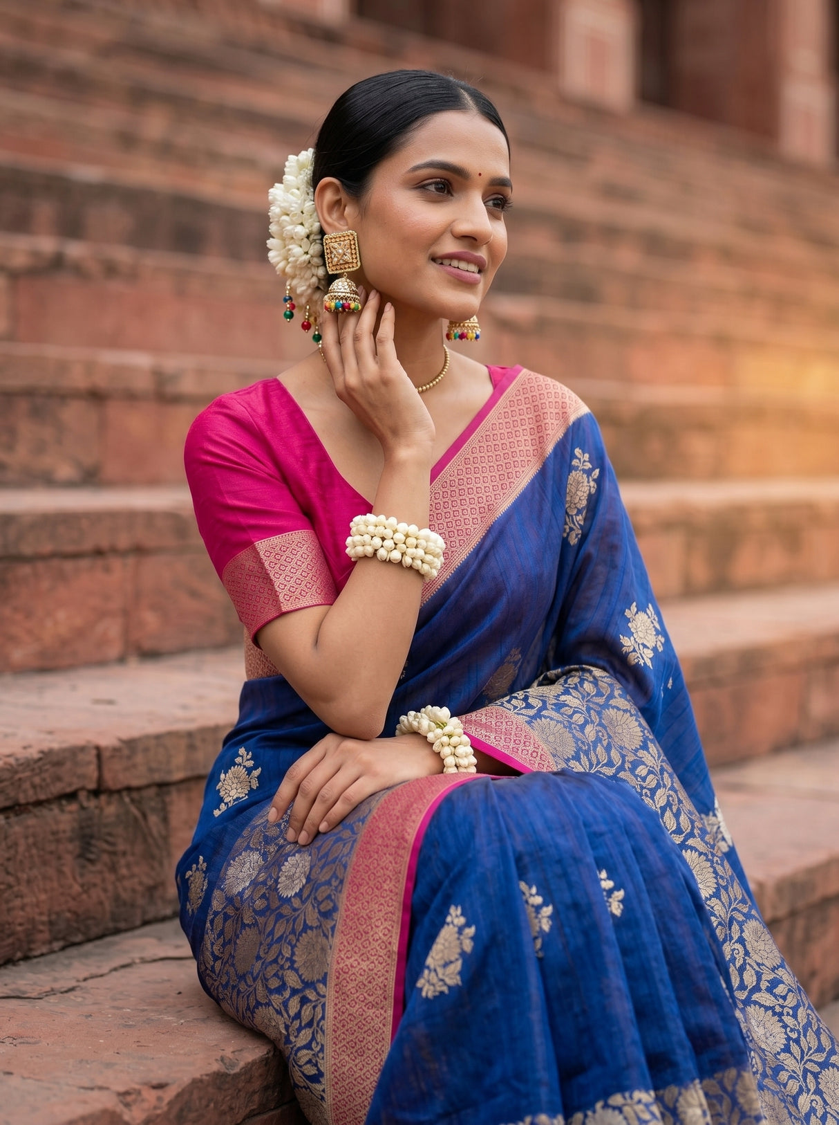 MIMOSA Saree Saree — pose 10 styling detail
