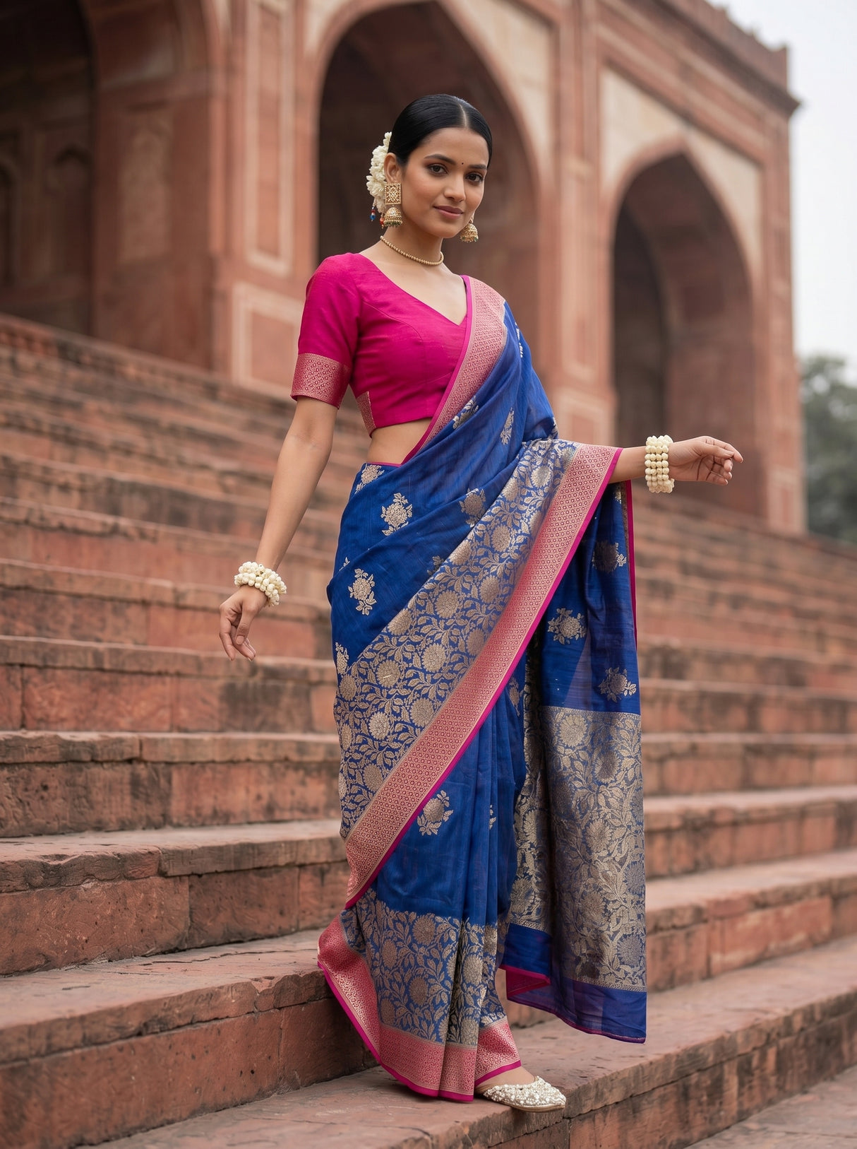 MIMOSA Saree Saree — pose 5 styling detail