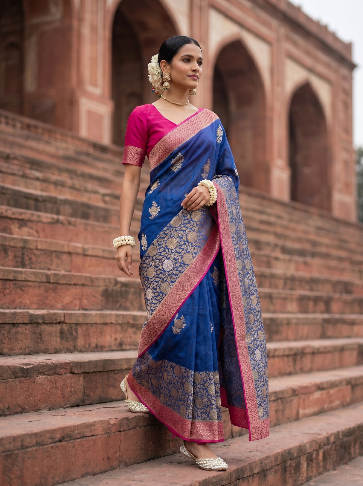 MIMOSA Saree Saree — pose 6 styling detail