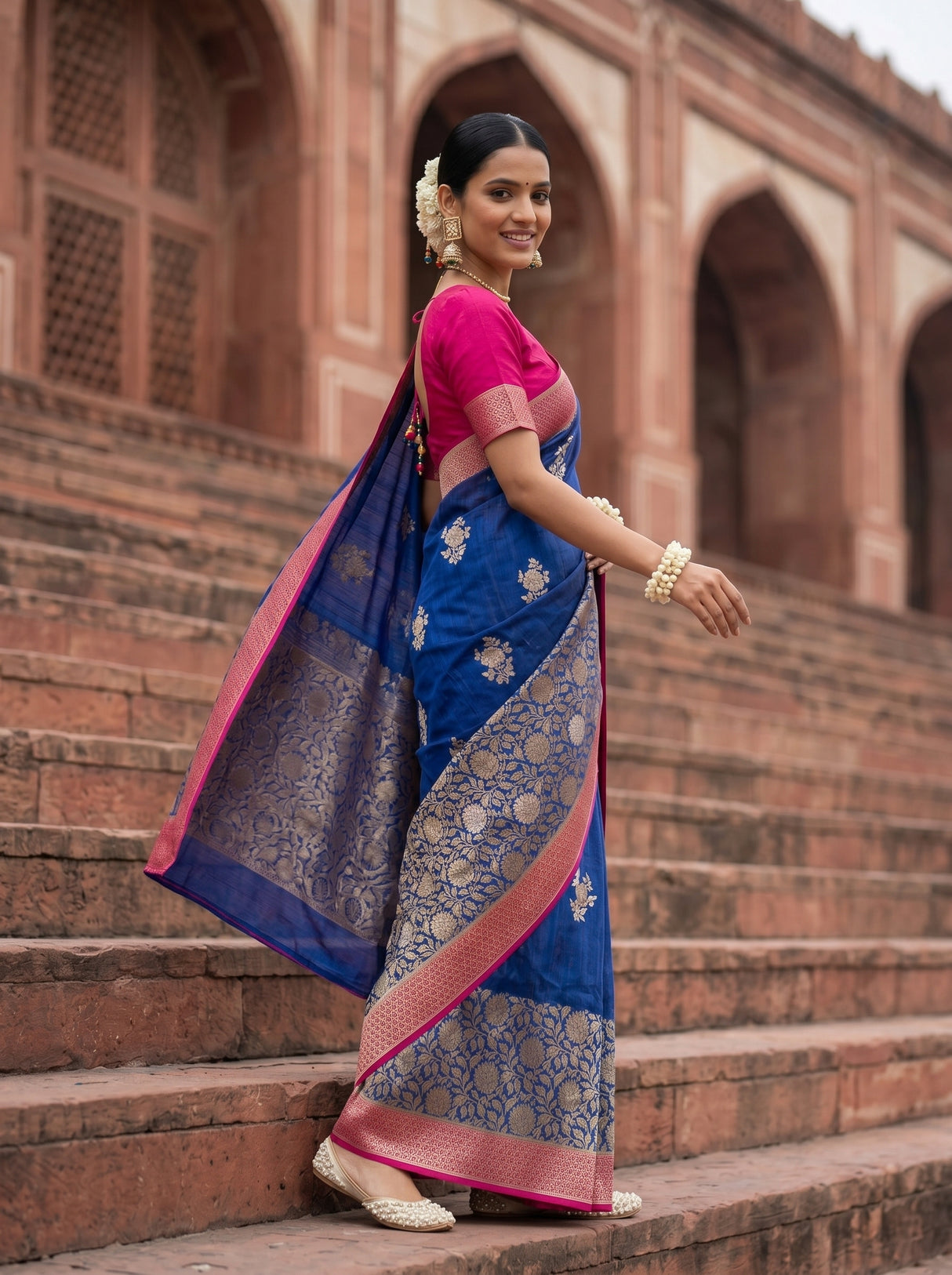 MIMOSA Saree Saree — pose 9 styling detail