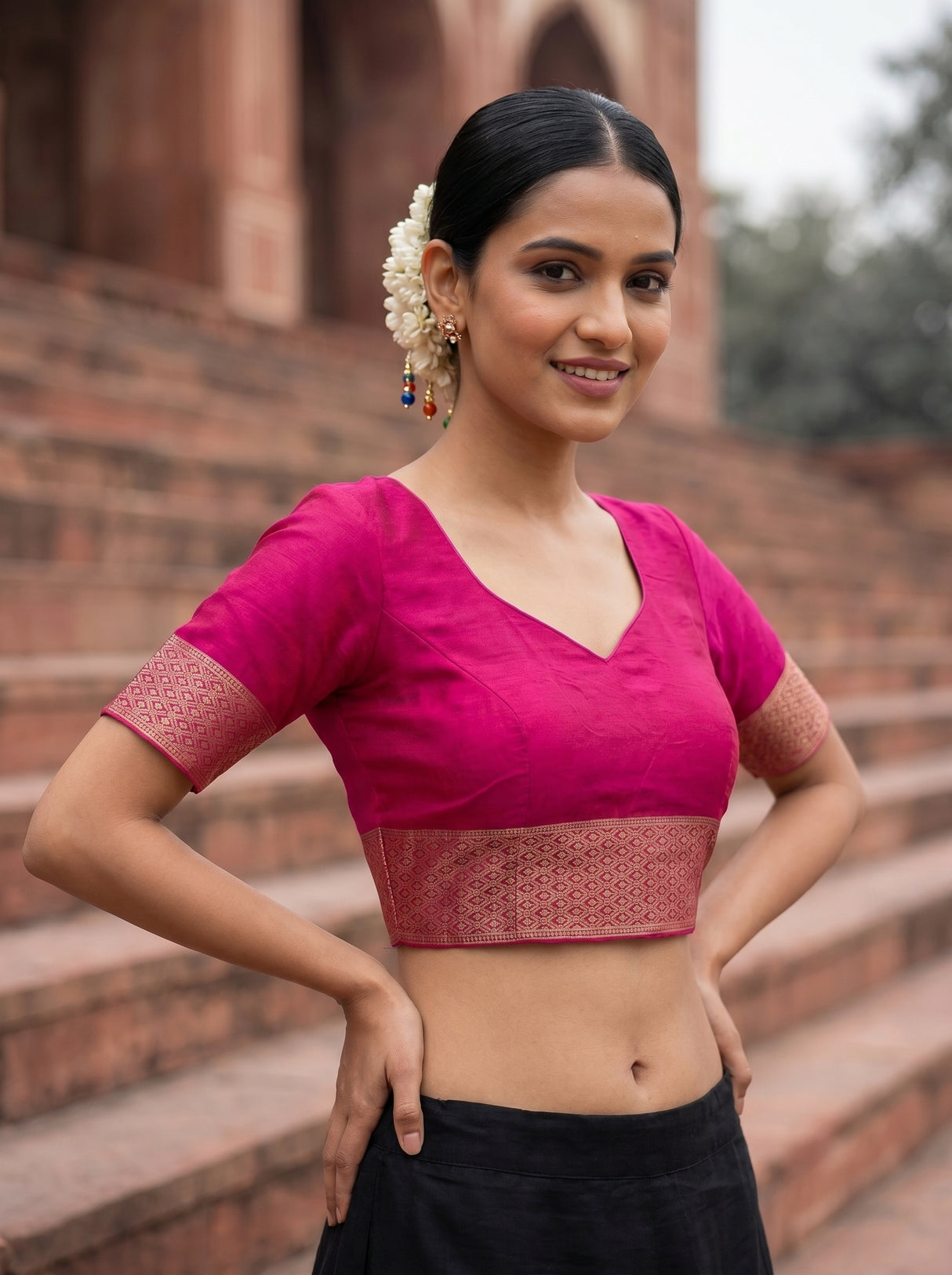 MIMOSA Saree Saree — blouse close-up
