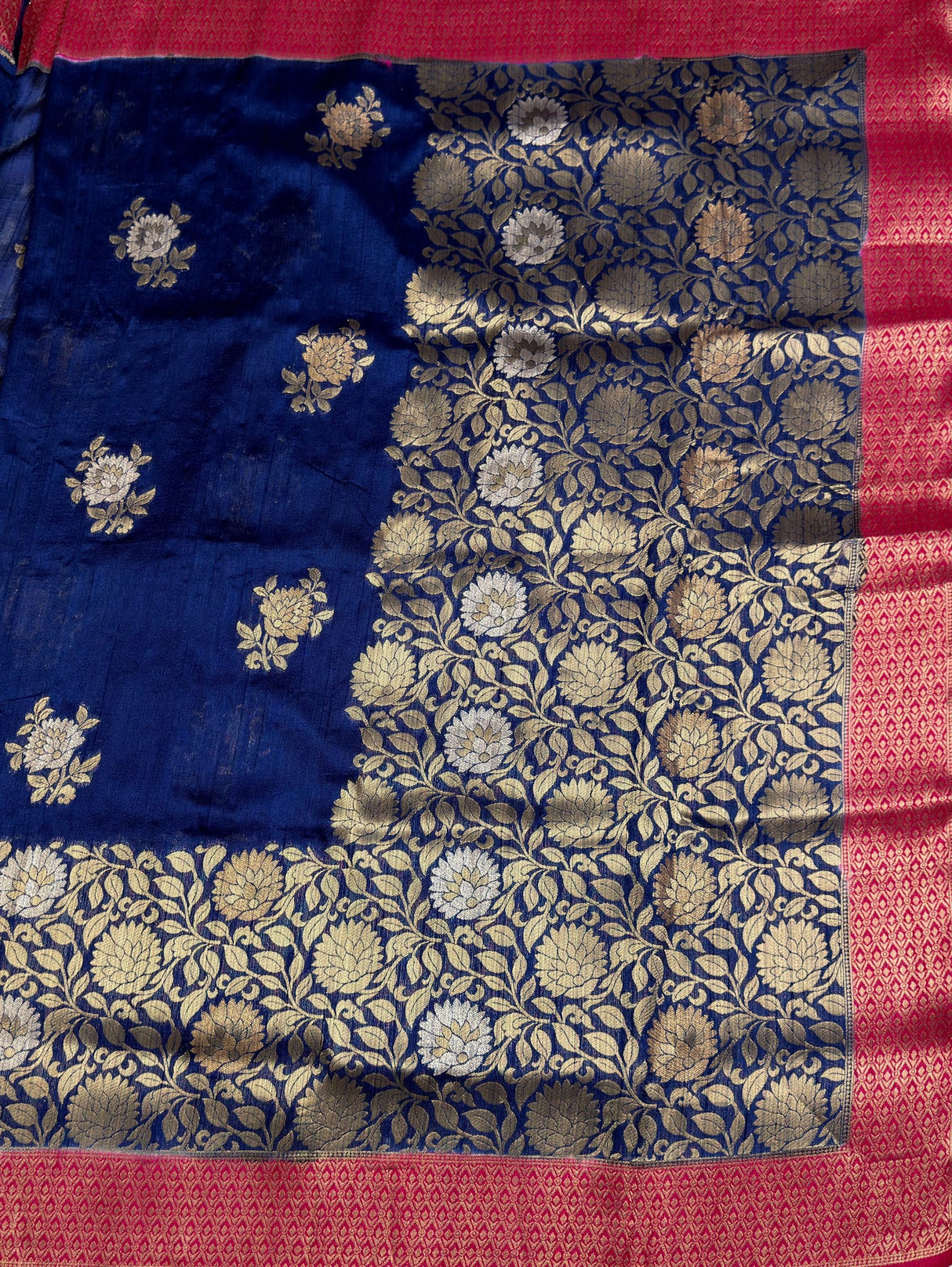 MIMOSA Saree Saree — pallu and zari work detail