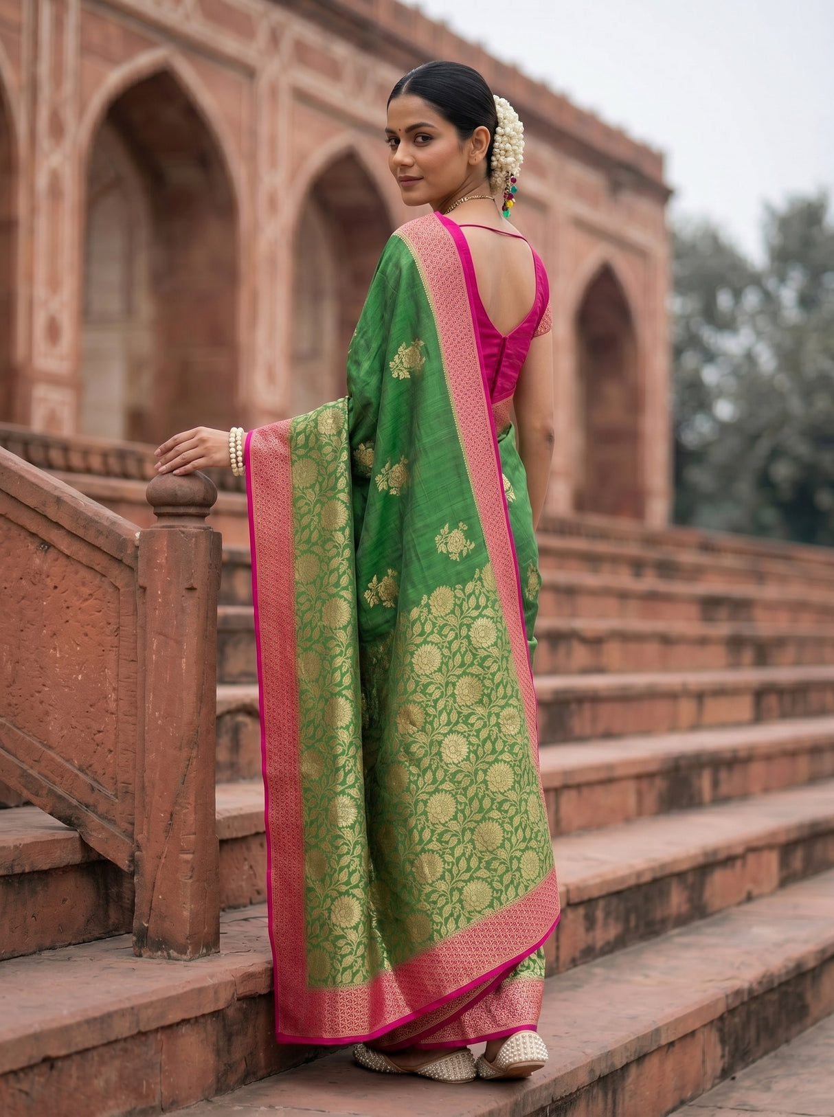 MIMOSA Saree Saree — pose 7 styling detail