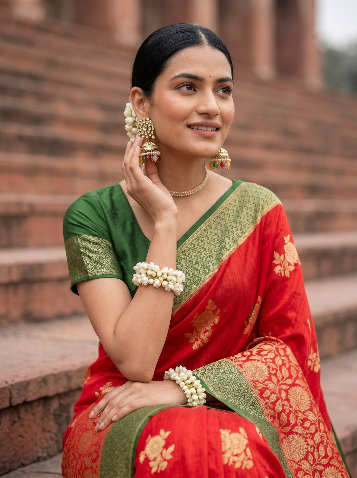 MIMOSA Saree Saree — pose 10 styling detail