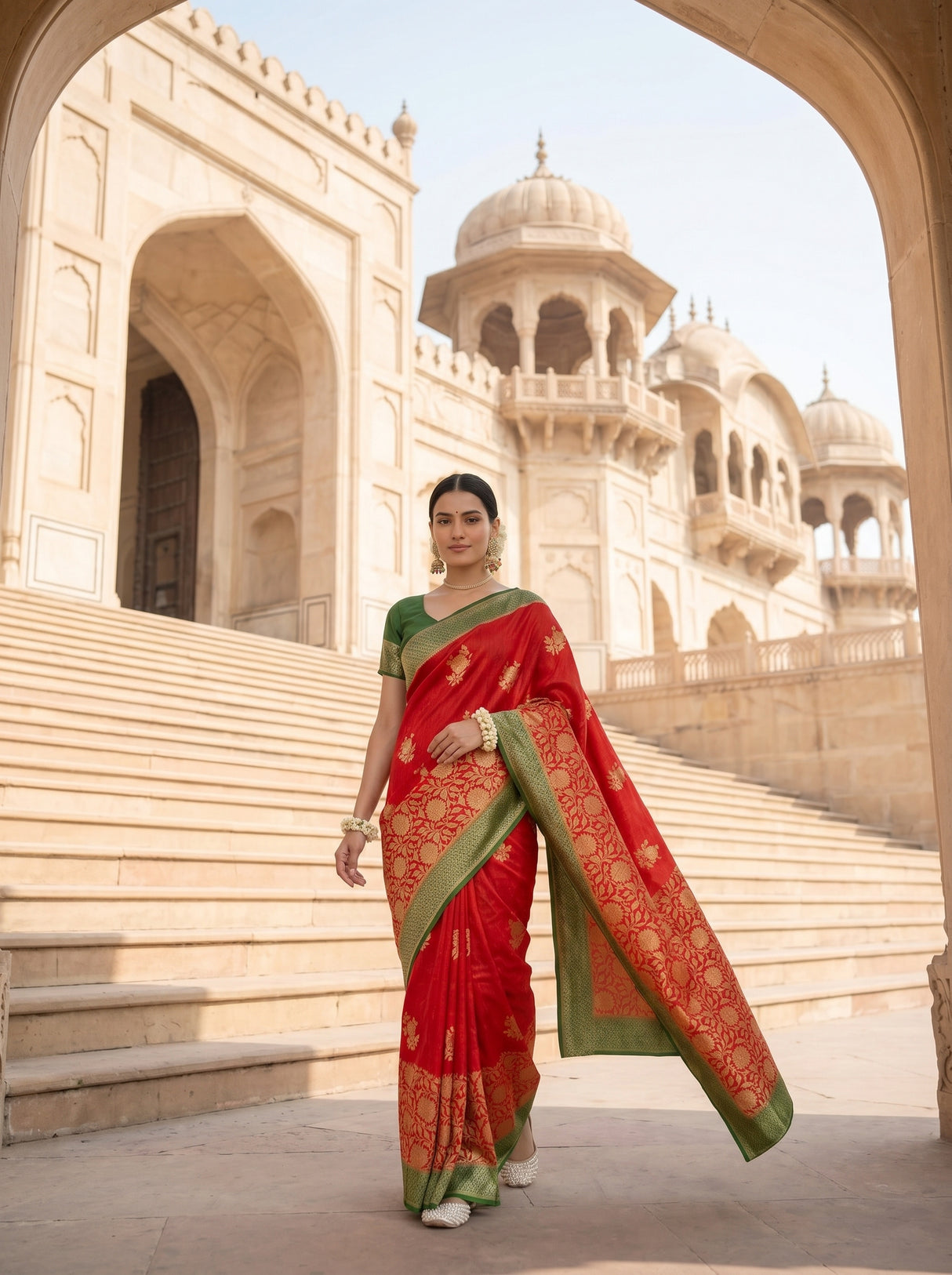 MIMOSA Saree Saree — pose 5 styling detail