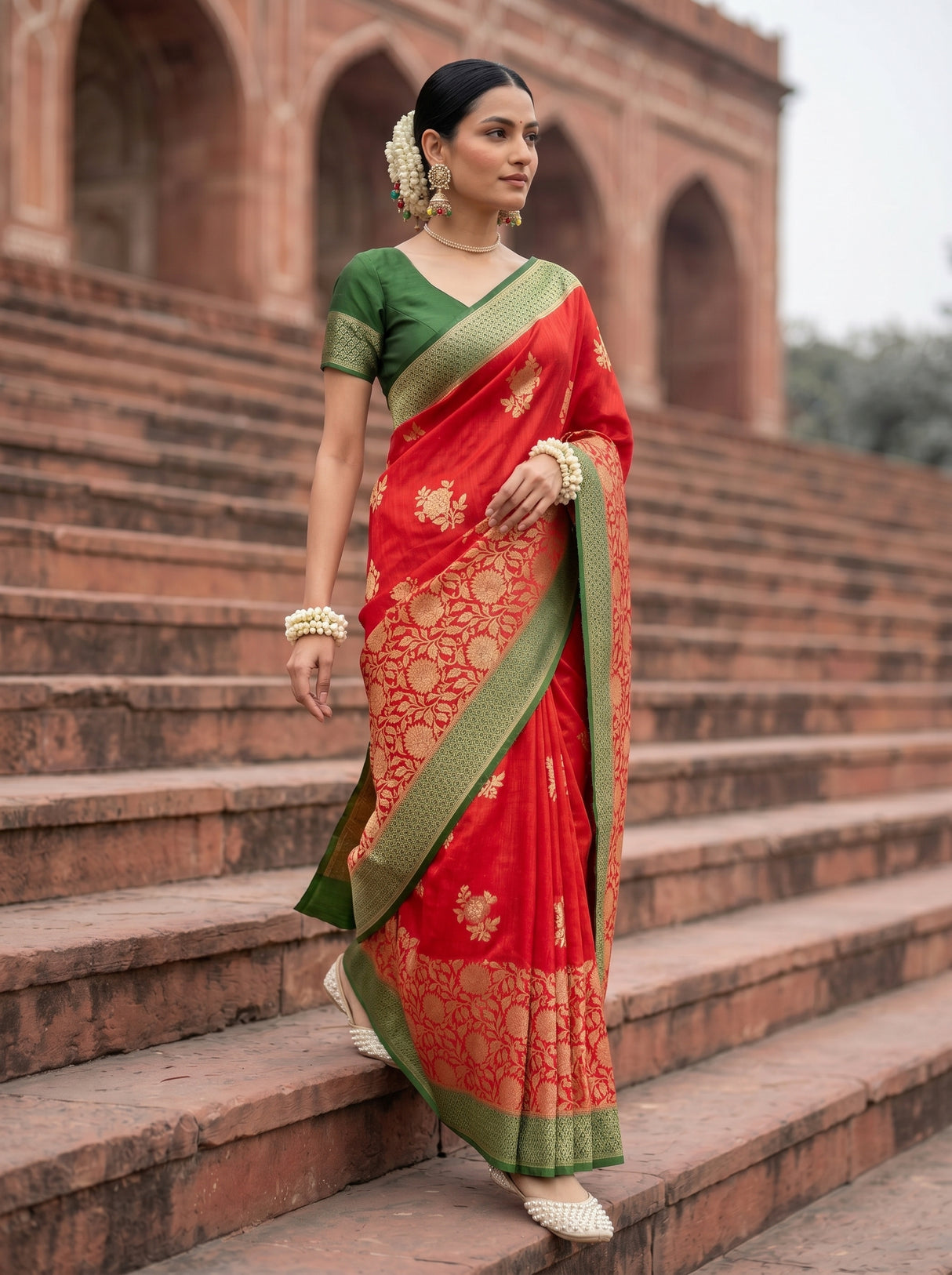 MIMOSA Saree Saree — pose 6 styling detail