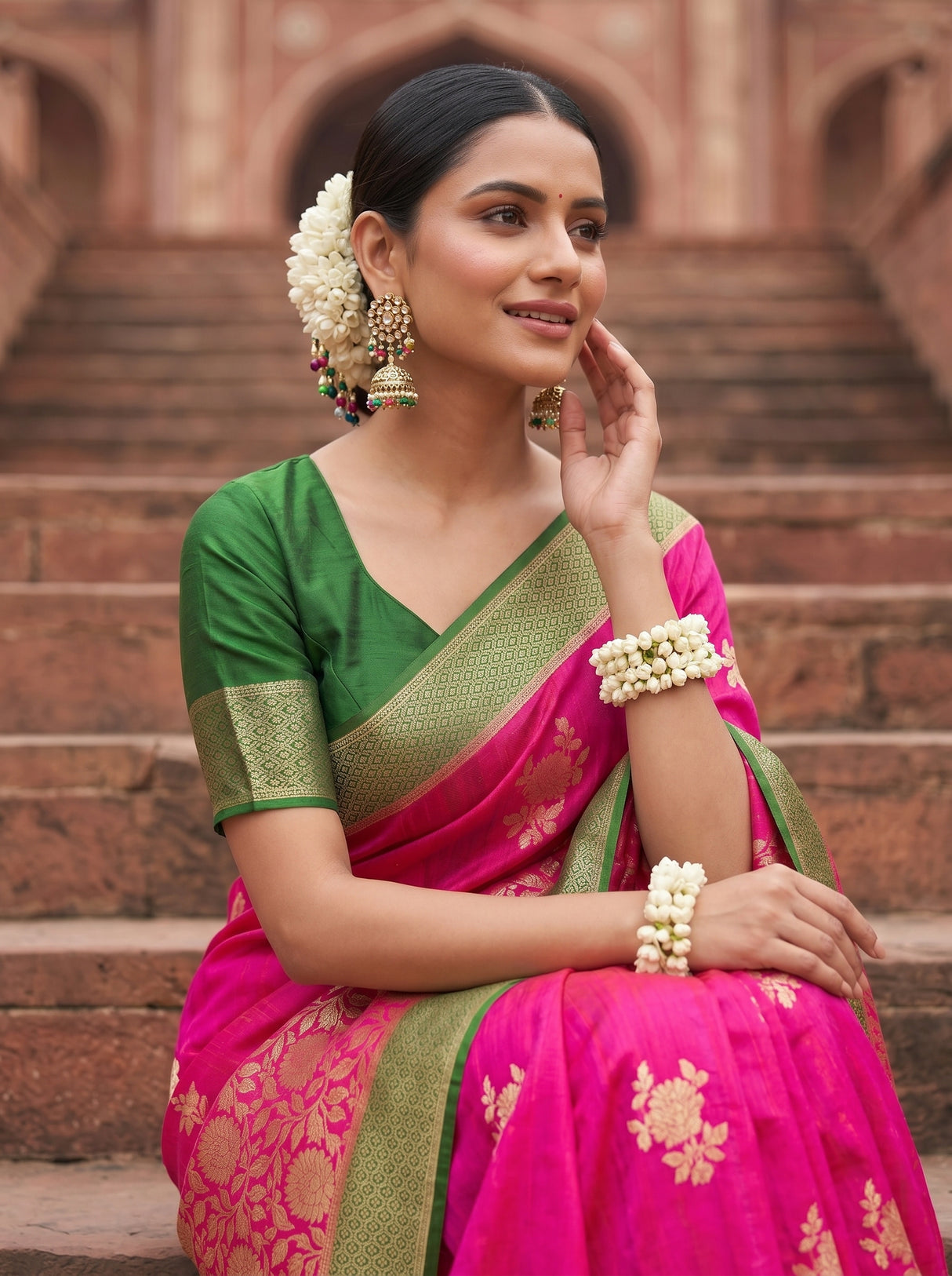 MIMOSA Saree Saree — pose 10 styling detail