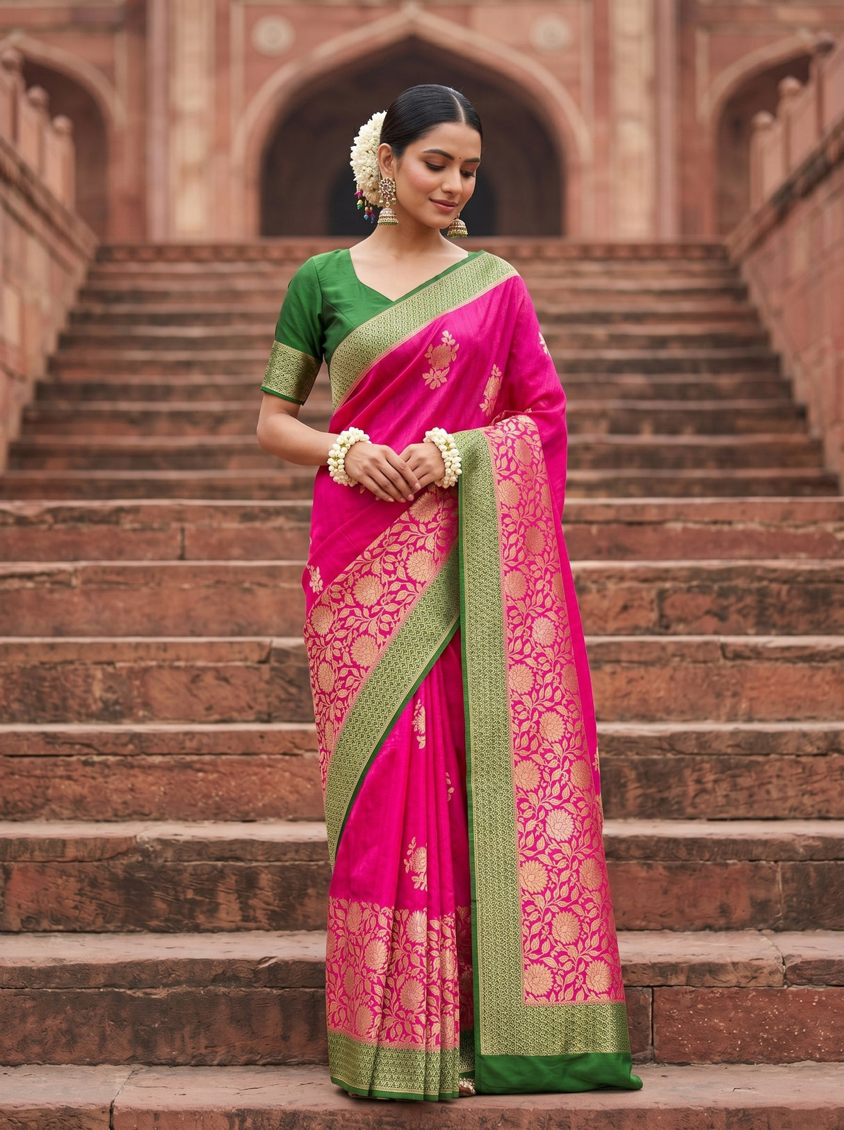 MIMOSA Saree Saree — front view on mannequin