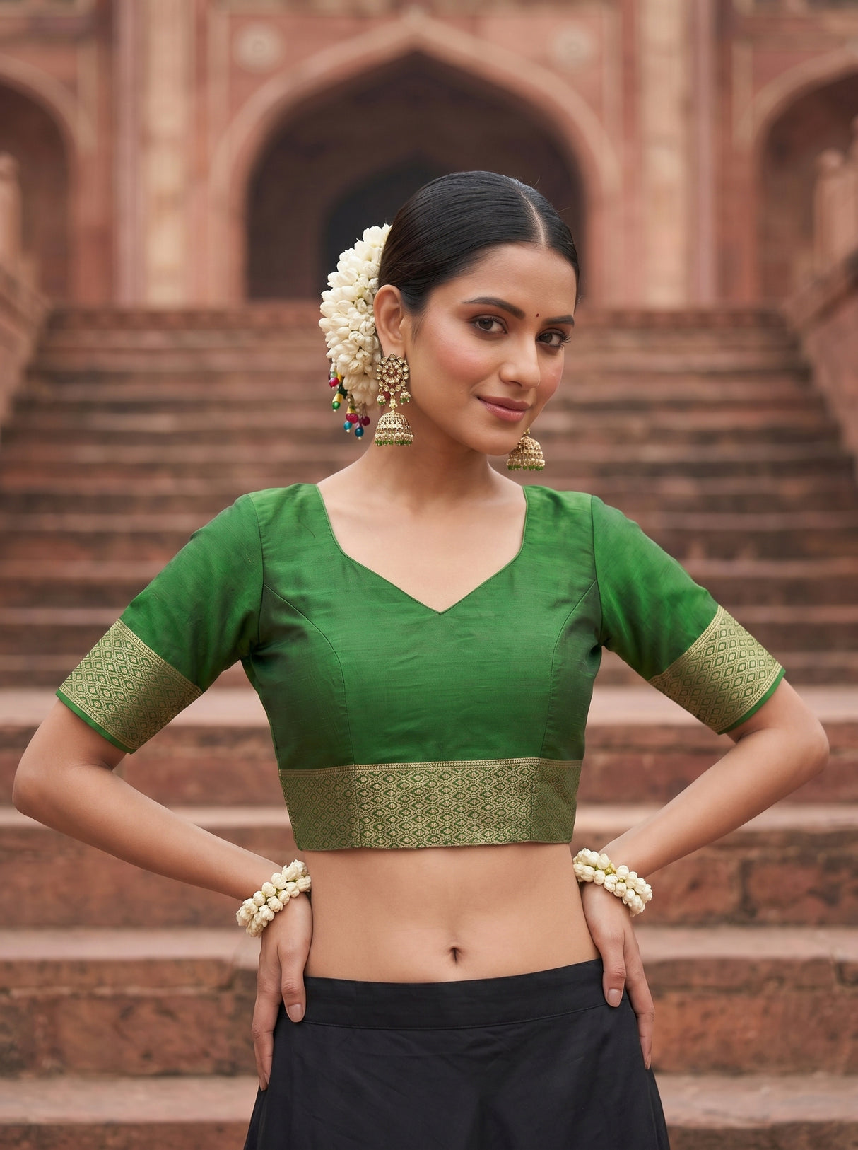 MIMOSA Saree Saree — blouse close-up
