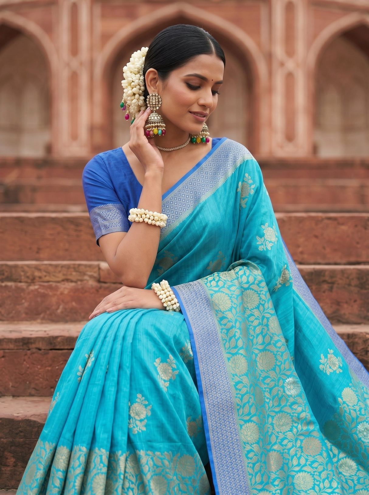 MIMOSA Saree Saree — pose 10 styling detail