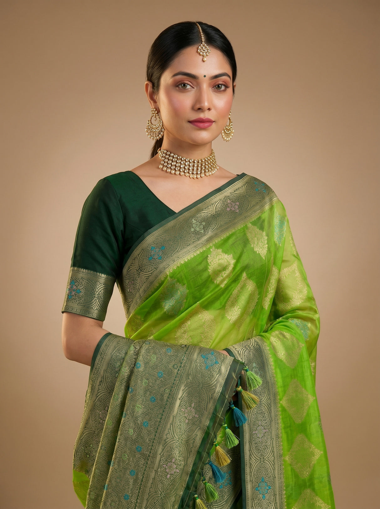 MIMOSA Saree Saree — pose 5 styling detail