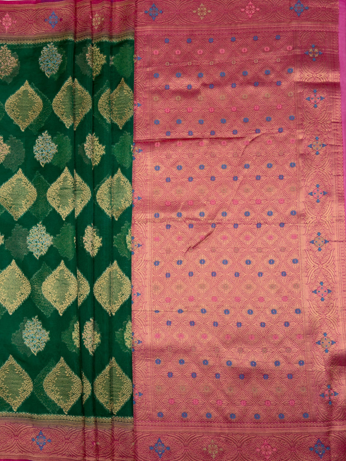 MIMOSA Saree Saree — pallu and zari work detail