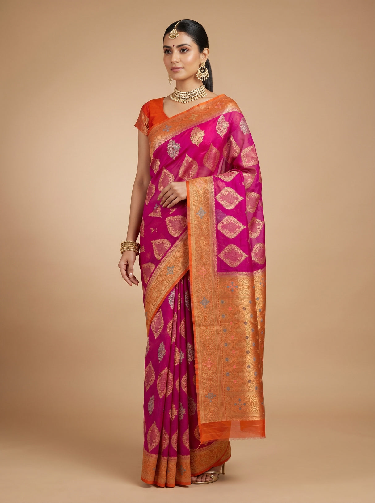 MIMOSA Saree Saree — pose 3 styling detail