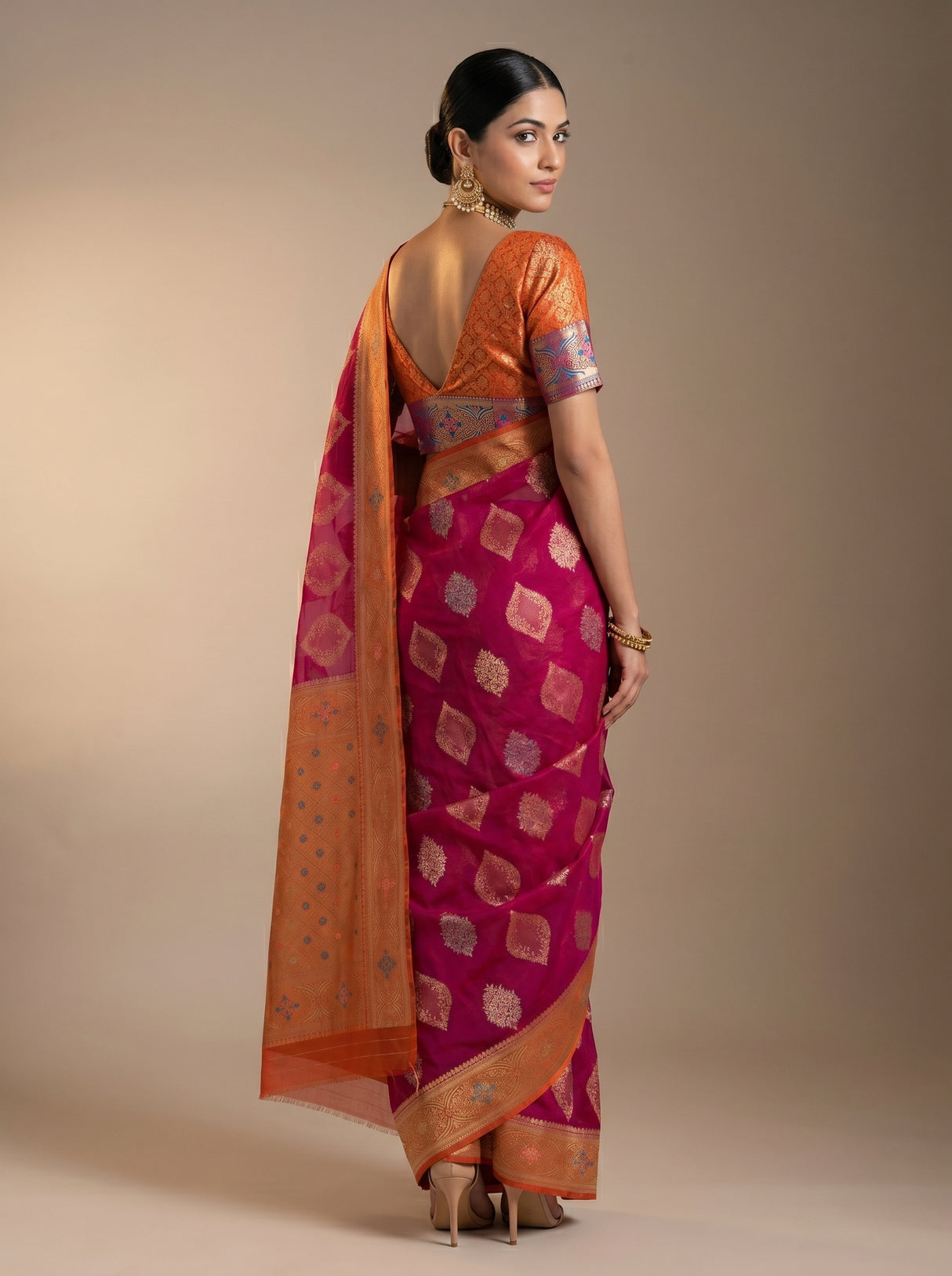 MIMOSA Saree Saree — pose 8 styling detail