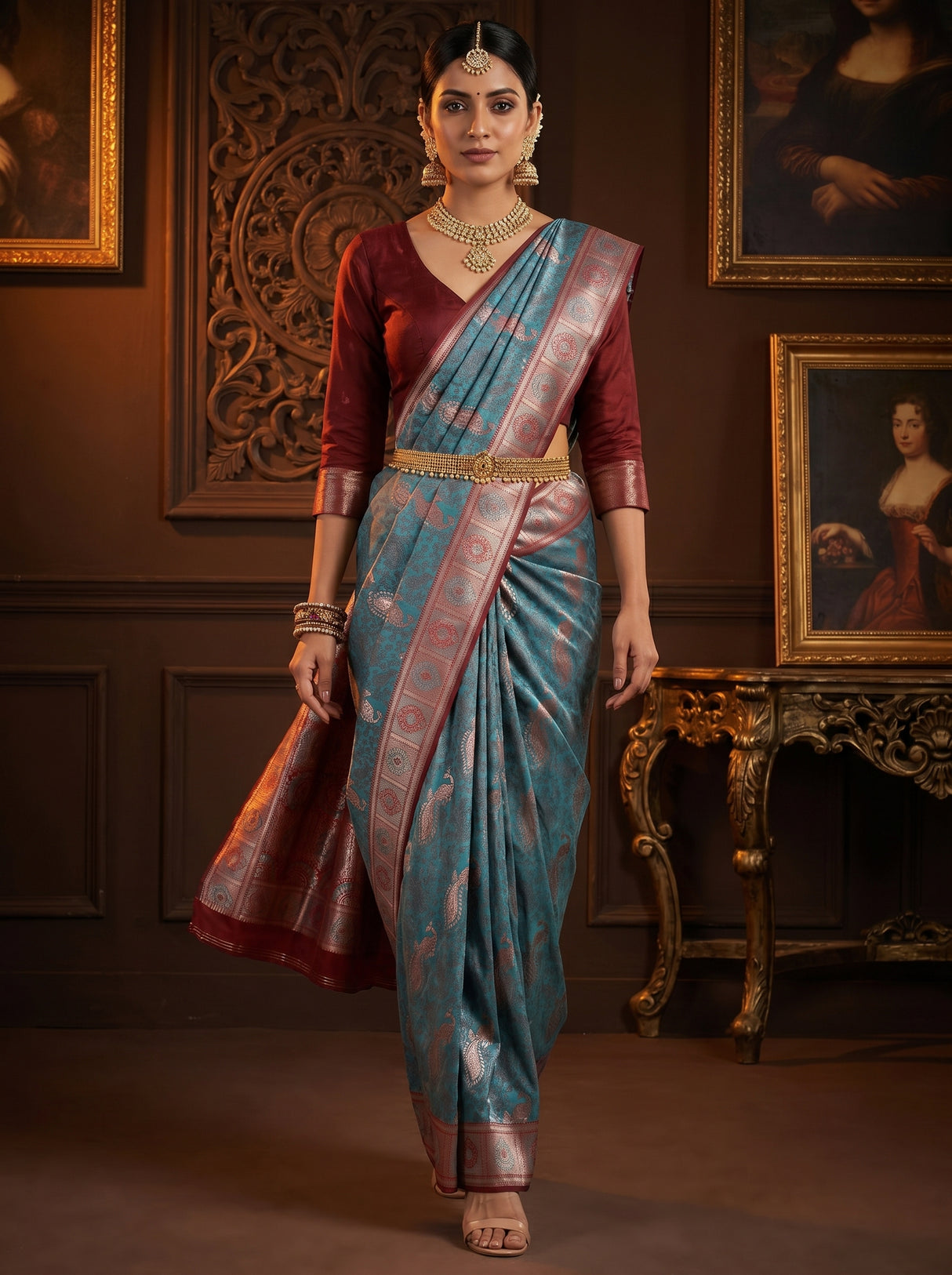 MIMOSA Saree Saree β pose 6 styling detail