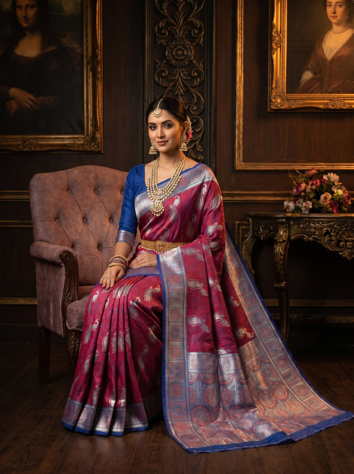 MIMOSA Saree Saree — pose 8 styling detail