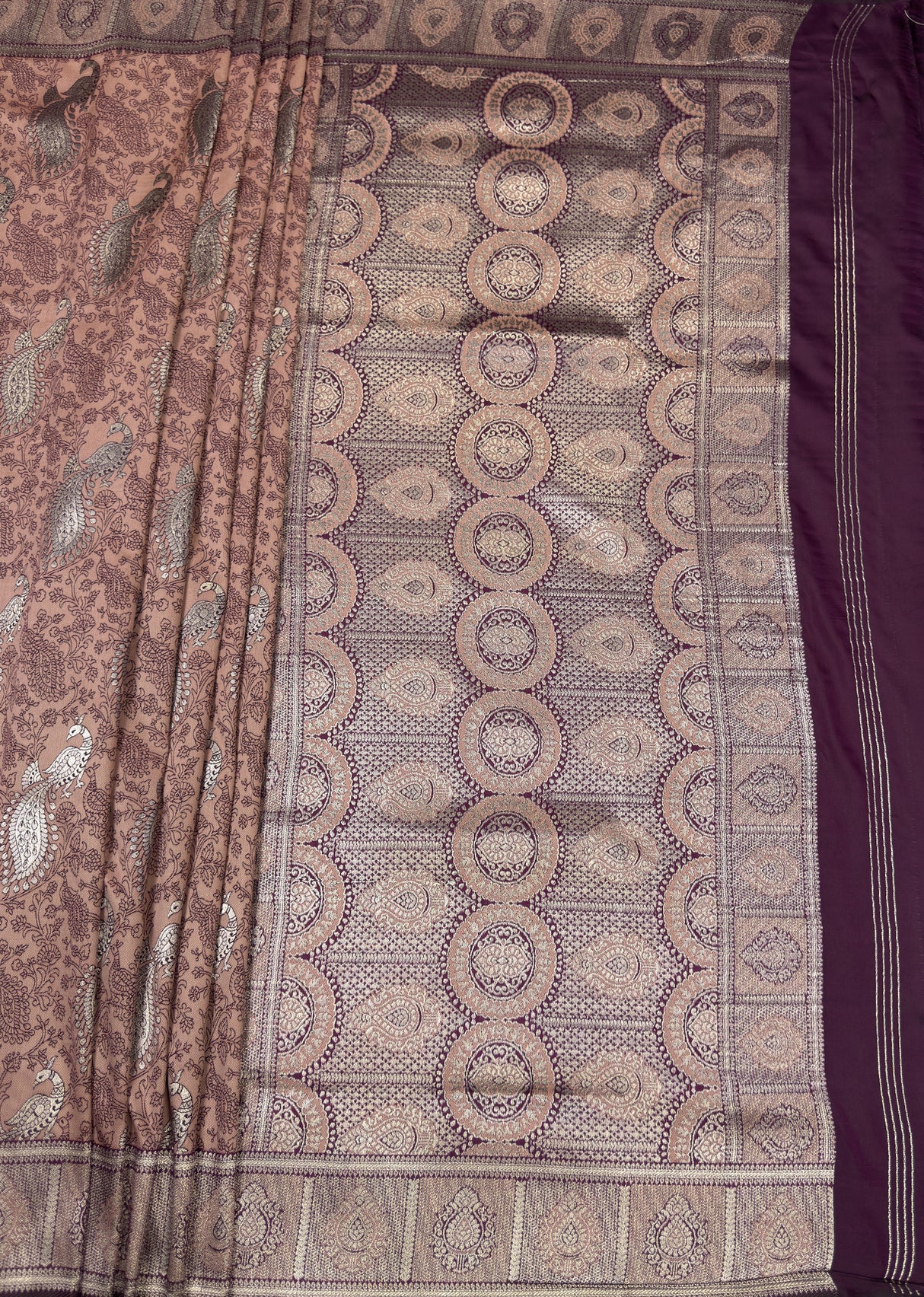 MIMOSA Saree Saree β pallu and zari work detail