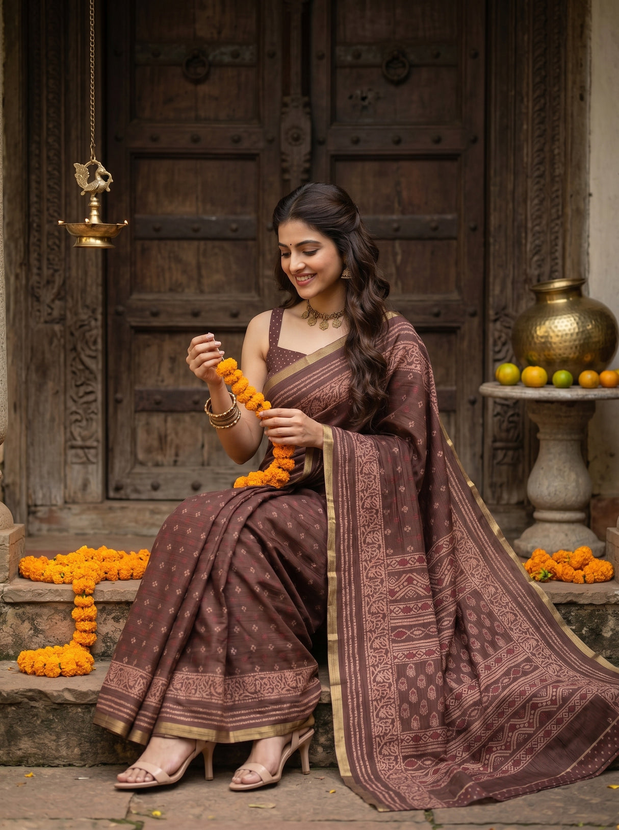 MIMOSA Saree Saree — pose 8 styling detail