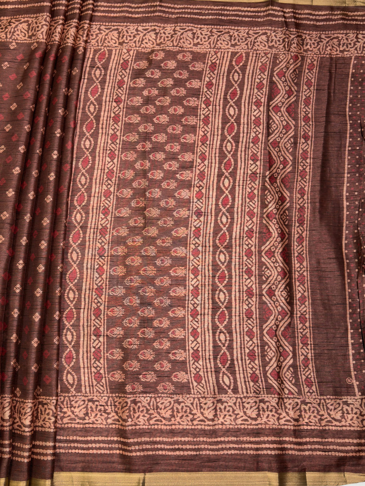 MIMOSA Saree Saree — pallu and zari work detail