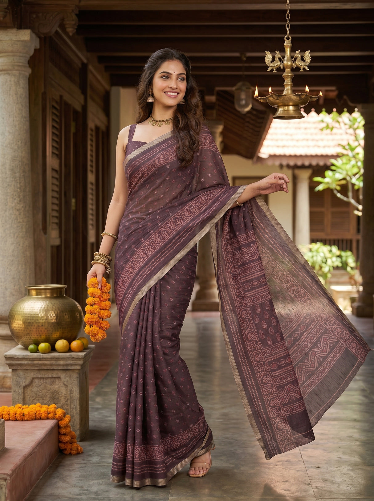 MIMOSA Saree Saree — pose 5 styling detail