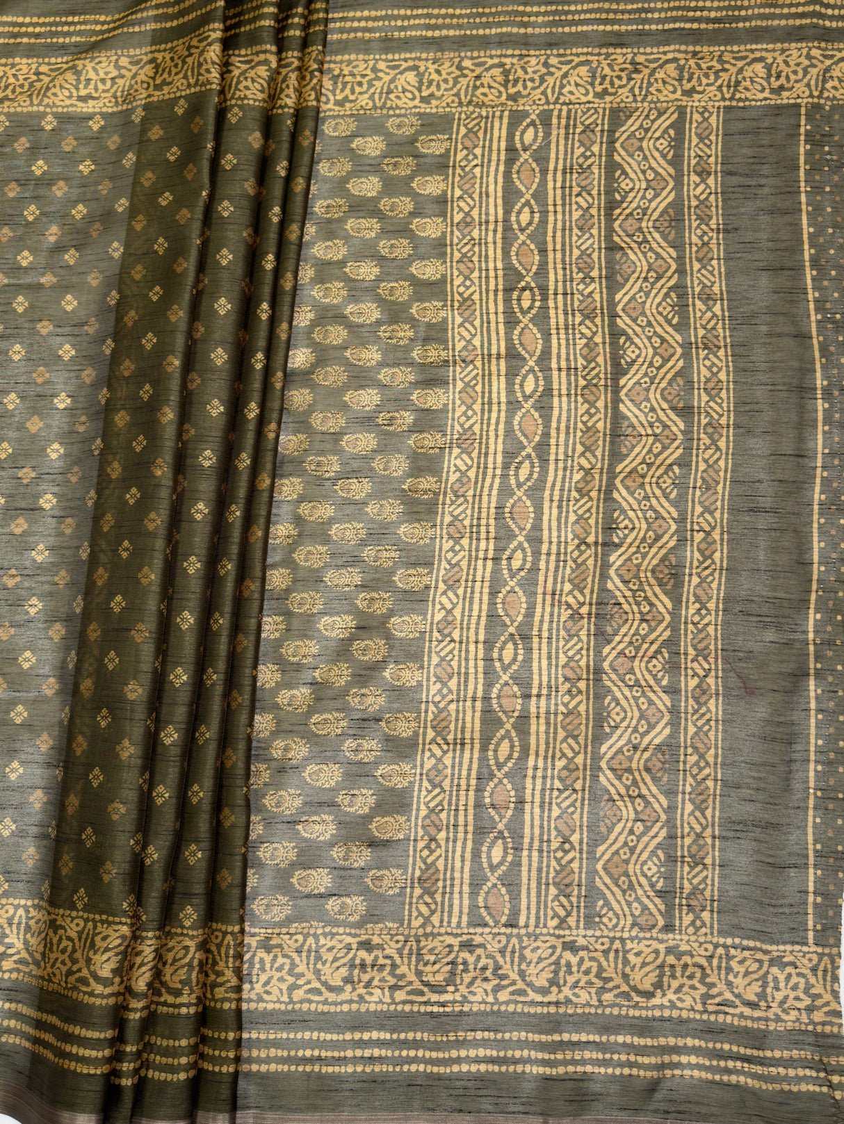 MIMOSA Saree Saree — pallu and zari work detail