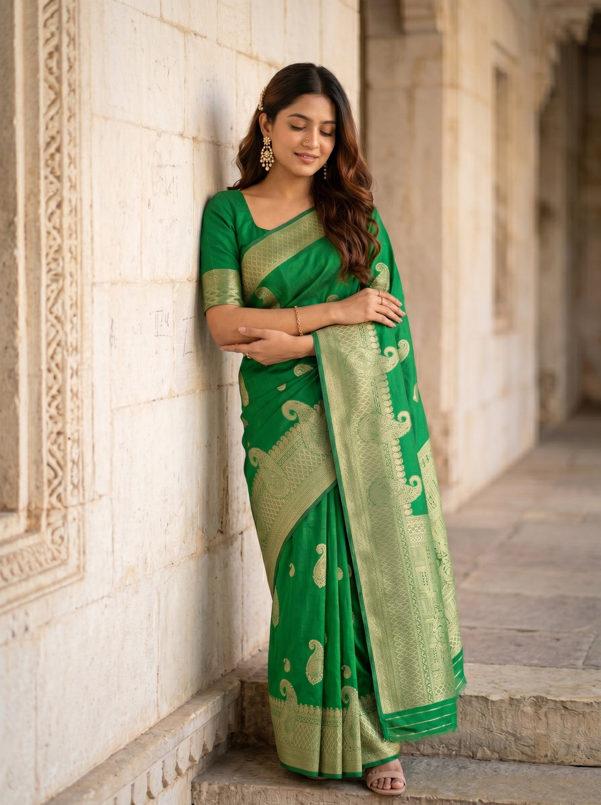 MIMOSA Saree Saree — pose 10 styling detail